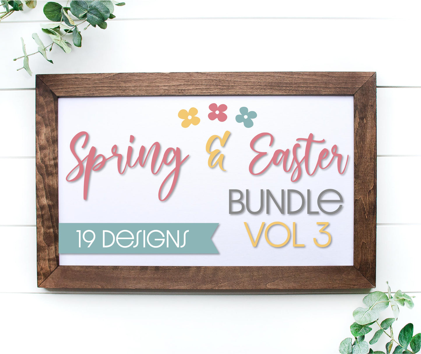 Spring and Easter Door Hanger Bundle - 19 Designs - Volume 3