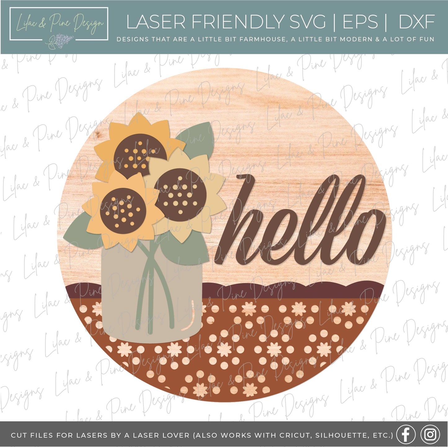Fall Bundle volume 4- laser cut files - glowforge SVGs - round door hangers