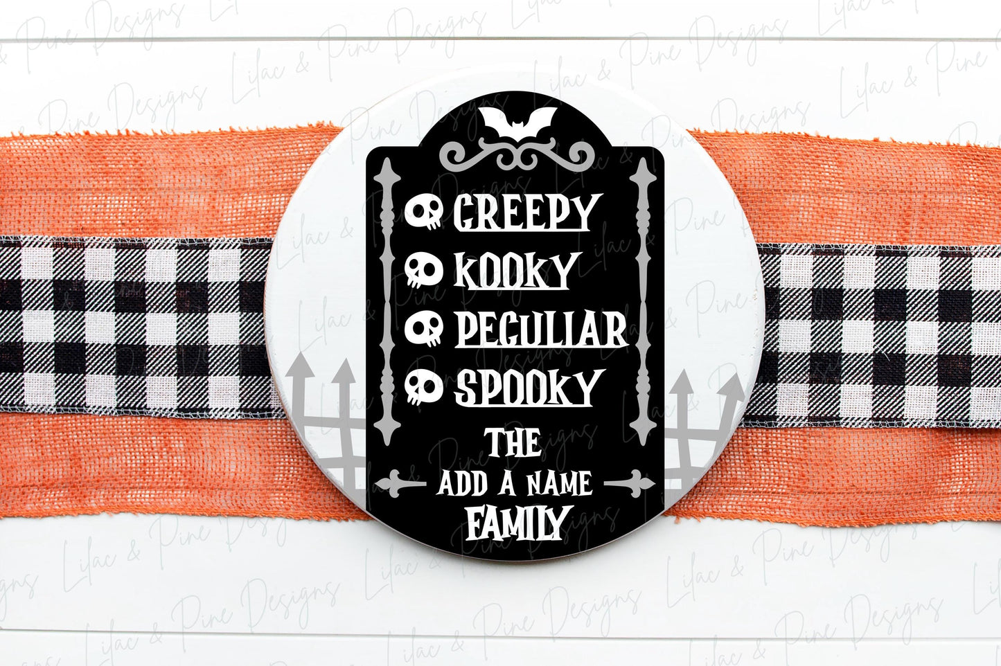 Halloween door hanger SVG, Personalizable SVG, grave welcome sign, spooky sign, graveyard door hanger pattern, Glowforge SVG, laser cut file
