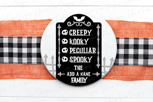 Halloween door hanger SVG, Personalizable SVG, grave welcome sign, spooky sign, graveyard door hanger pattern, Glowforge SVG, laser cut file