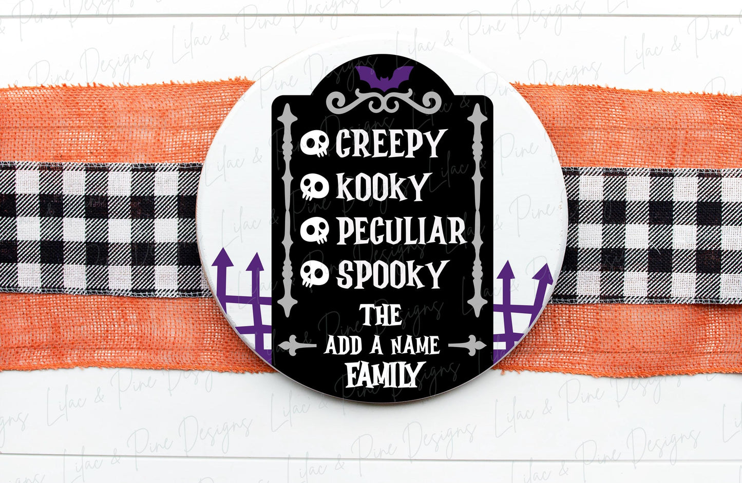 Halloween door hanger SVG, Personalizable SVG, grave welcome sign, spooky sign, graveyard door hanger pattern, Glowforge SVG, laser cut file