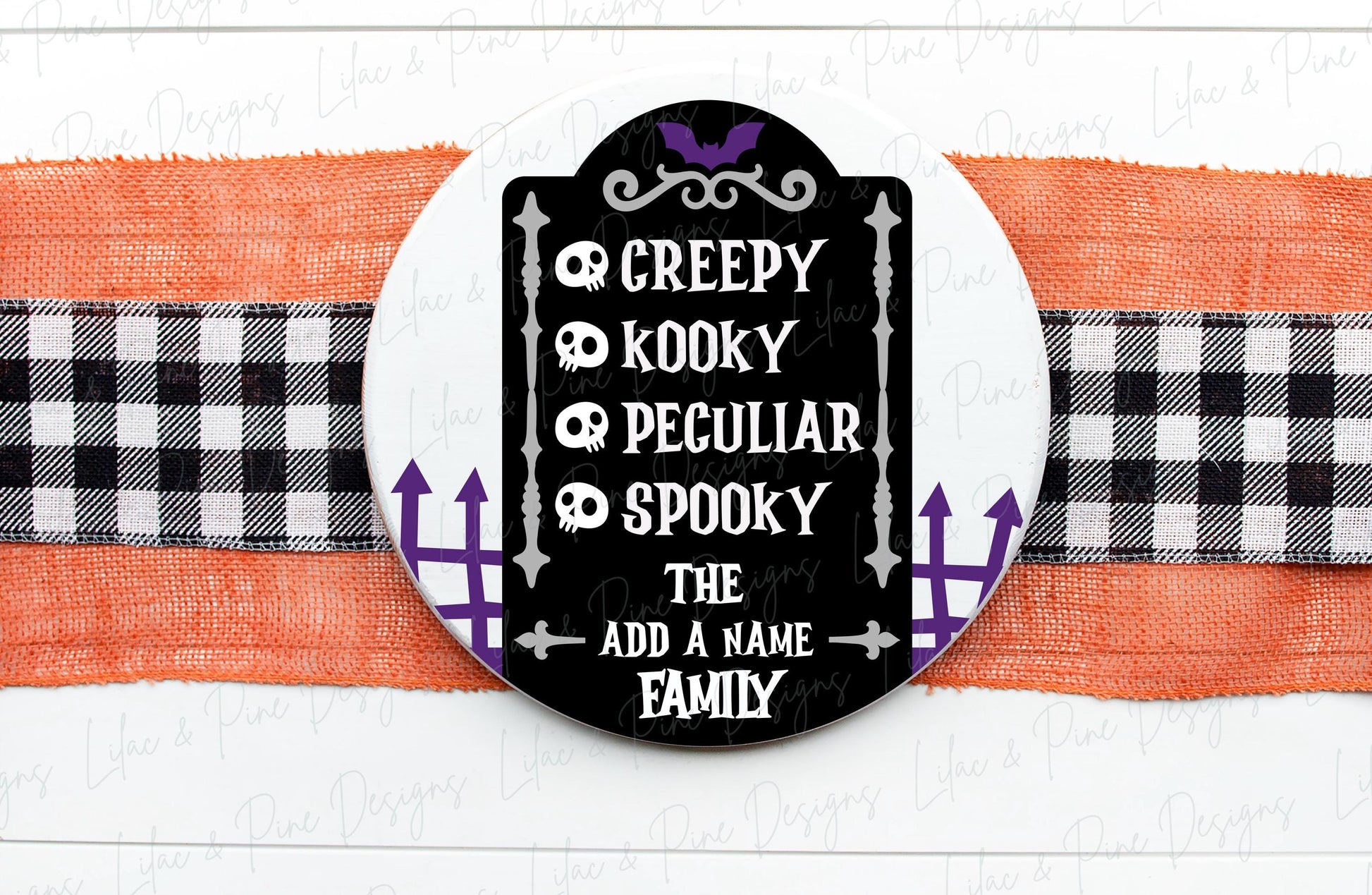 Halloween door hanger SVG, Personalizable SVG, grave welcome sign, spooky sign, graveyard door hanger pattern, Glowforge SVG, laser cut file