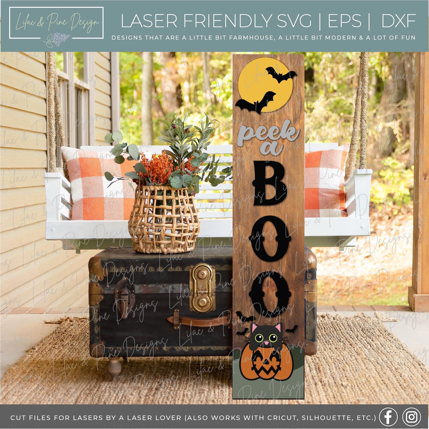 Halloween ULTIMATE Bundle - volume 3 - 34 FILES, Halloween Door Hangers, Halloween Porch Leaners, Halloween porch decor SVG