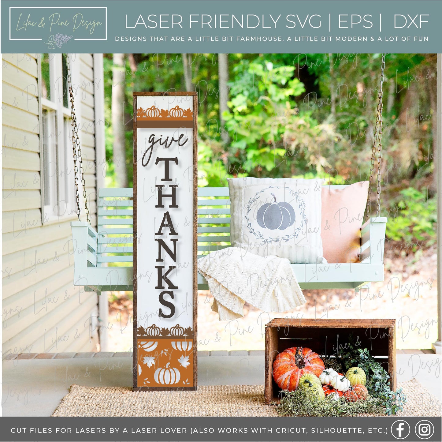 Fall ULTIMATE Bundle - Volume 3, Fall Door Hangers, Fall Porch Leaners, and Fall Signs, laser ready SVG, laser cut file, Glowforge SVG