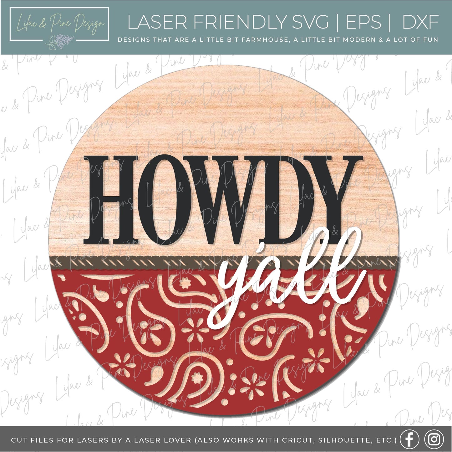 Lilac and Pine Catalog - Volume 1 - 245 digital designs - laser SVG files - Glowforge