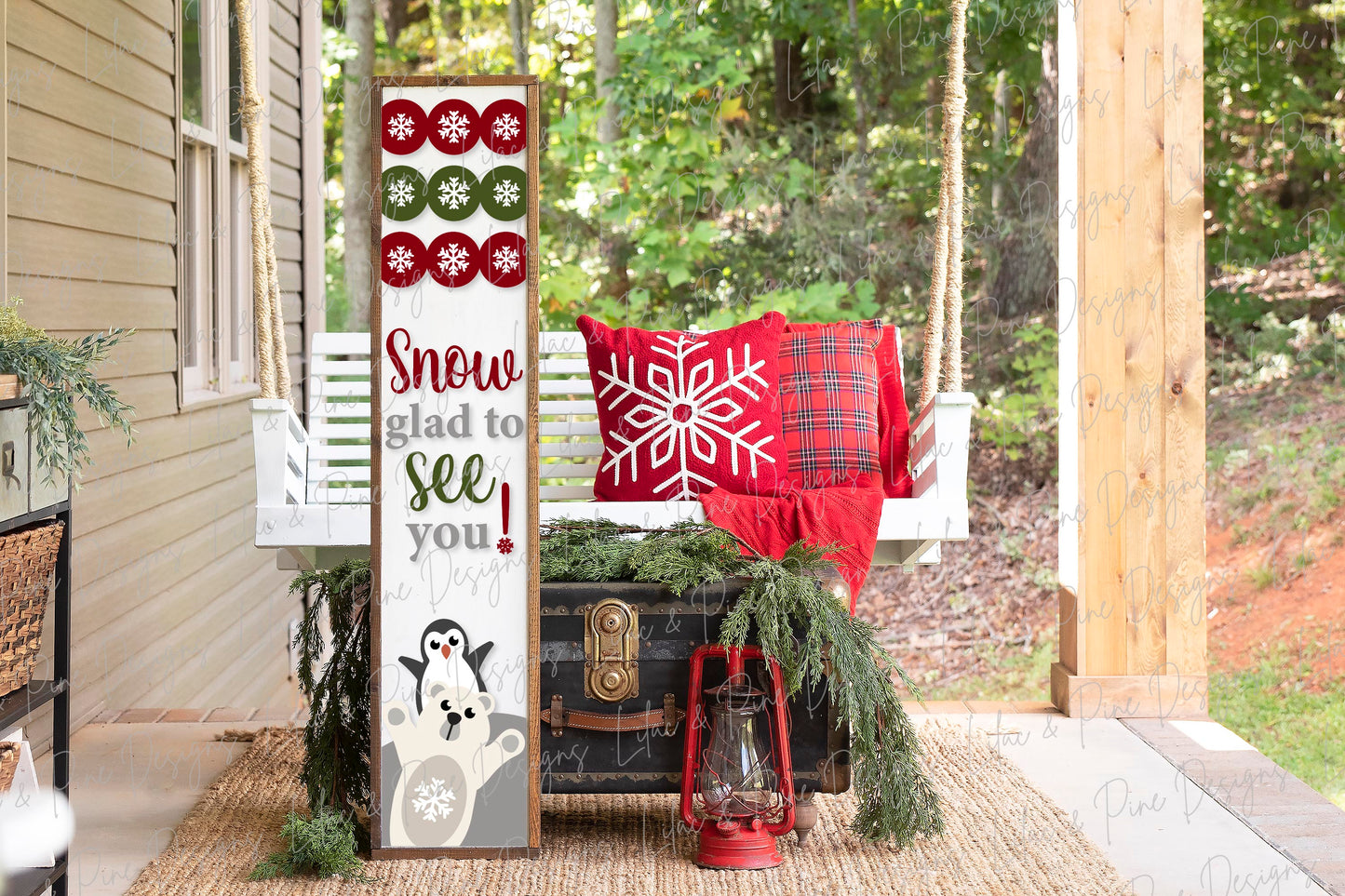 Christmas welcome sign bundle SVG, Holiday welcome sign bundle, Winter porch sign SVG, Christmas vertical sign svg, snowman svg, penguin svg, Christmas Tree svg, Faire Isle svg, Mrs Claus SVG, Vintage Christmas SVG, Glowforge laser SVG