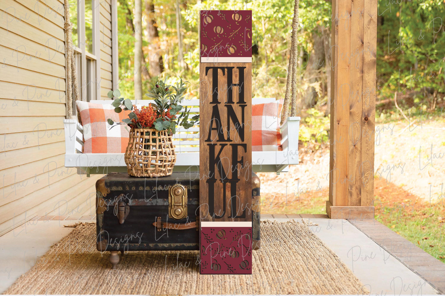 Fall Porch Leaner Bundle - Volume 3, laser cut file, Glowforge SVG