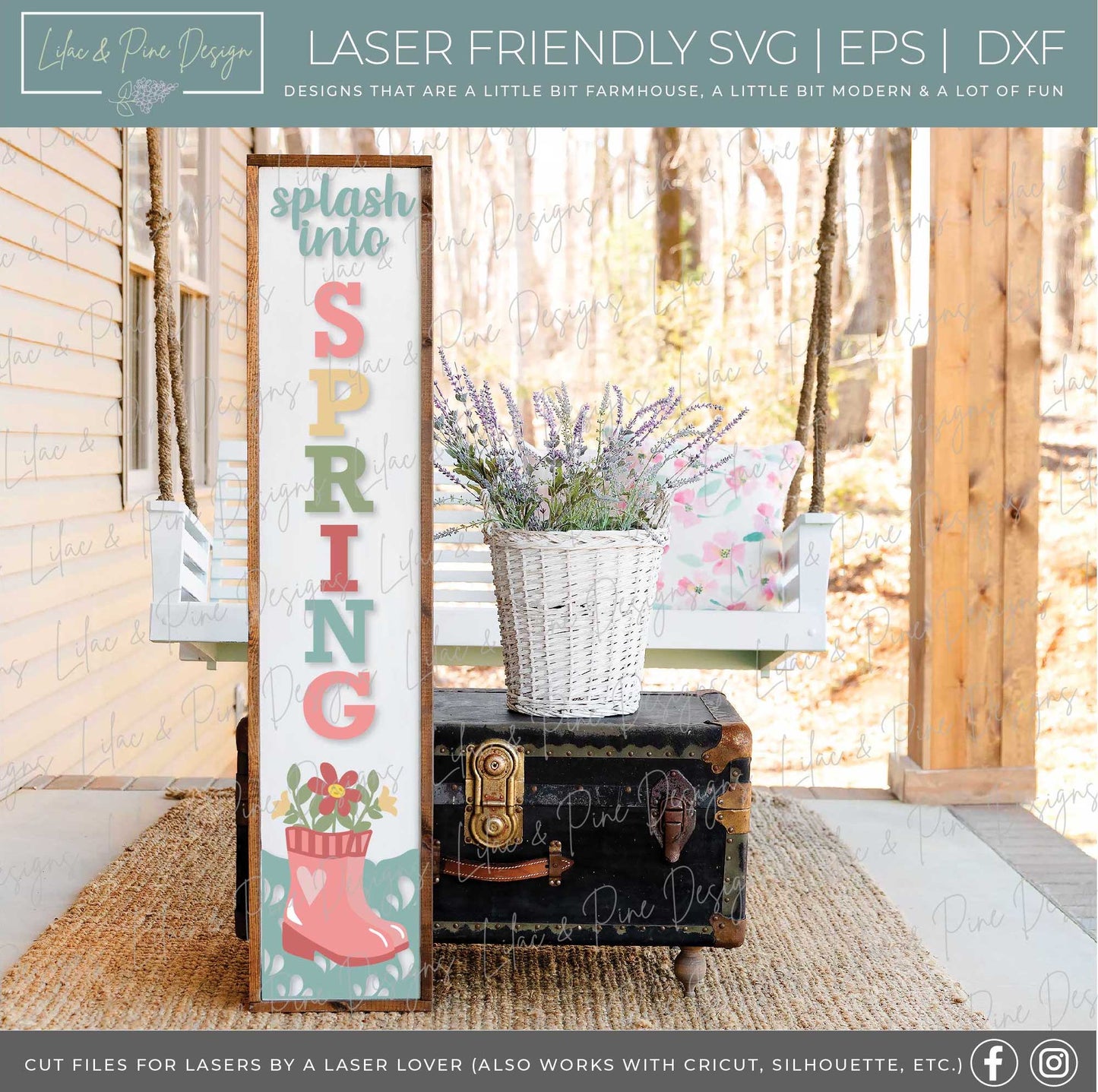 Spring and Easter Door Hanger Bundle - 19 Designs - Volume 3