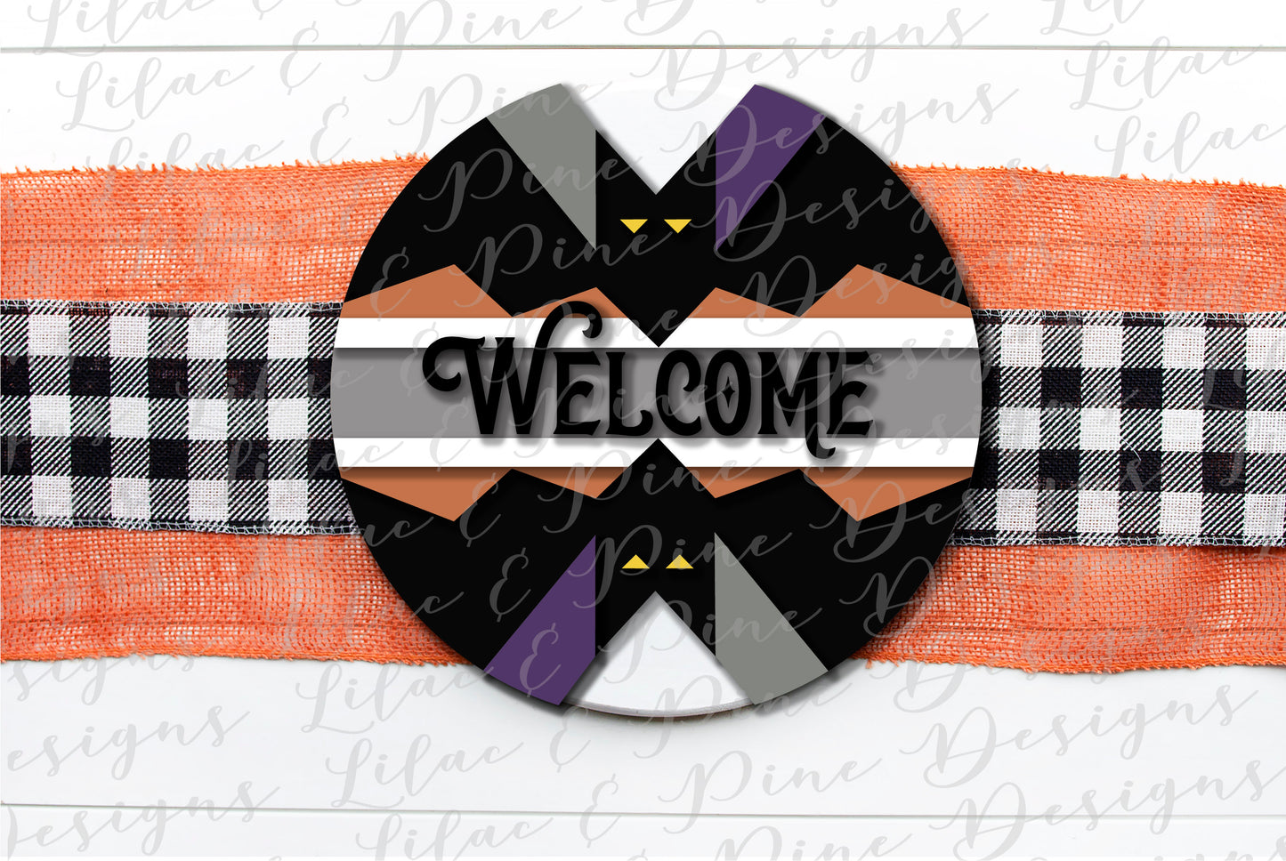 Boho Bat Sign SVG, Halloween Welcome SVG, Spooky SVG, Bat SVG, Door Round, Happy Halloween SVG, Halloween decor, laser cut file, Glowforge SVG
