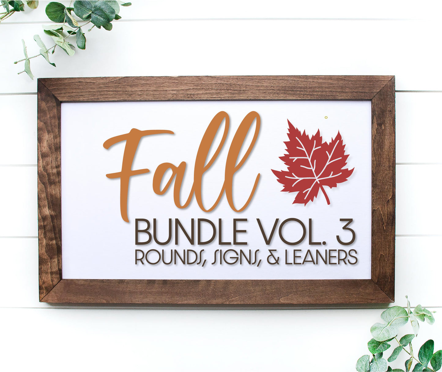 Fall ULTIMATE Bundle - Volume 3, Fall Door Hangers, Fall Porch Leaners, and Fall Signs, laser ready SVG, laser cut file, Glowforge SVG