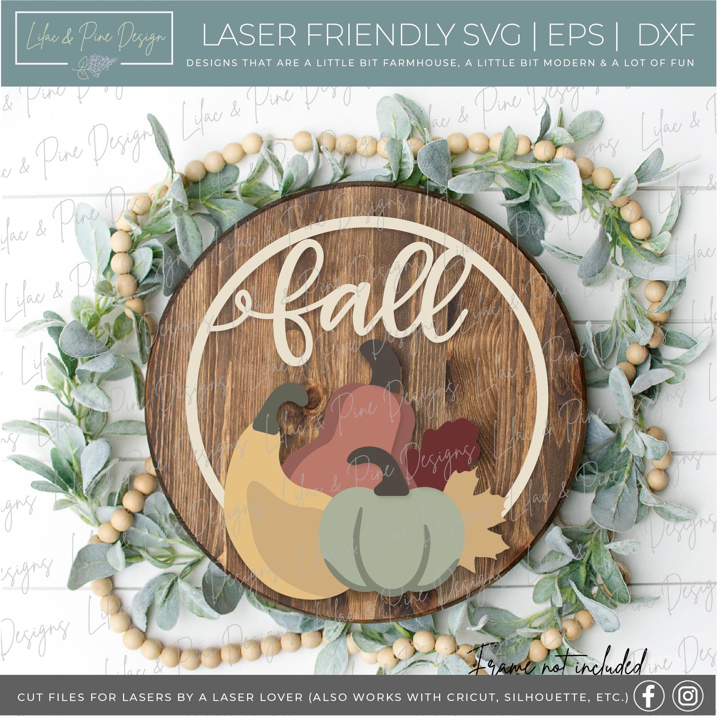 Lilac and Pine Catalog - Volume 1 - 245 digital designs - laser SVG files - Glowforge