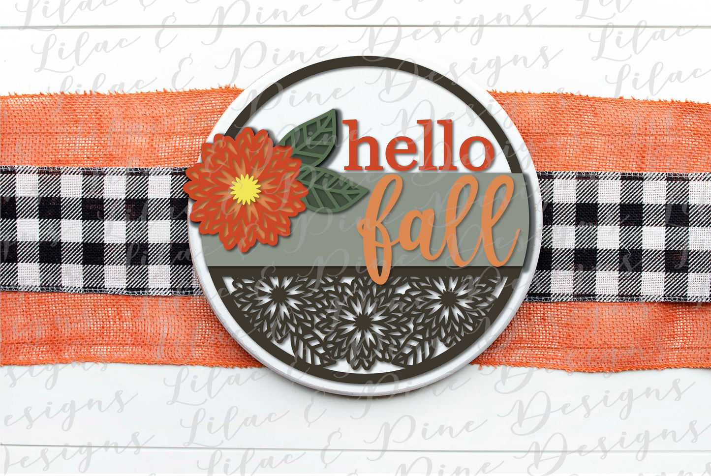 Hello Fall sign SVG, Fall Mums SVG, fall floral SVG, porch decor sign, Glowforge SVG, laser cut file