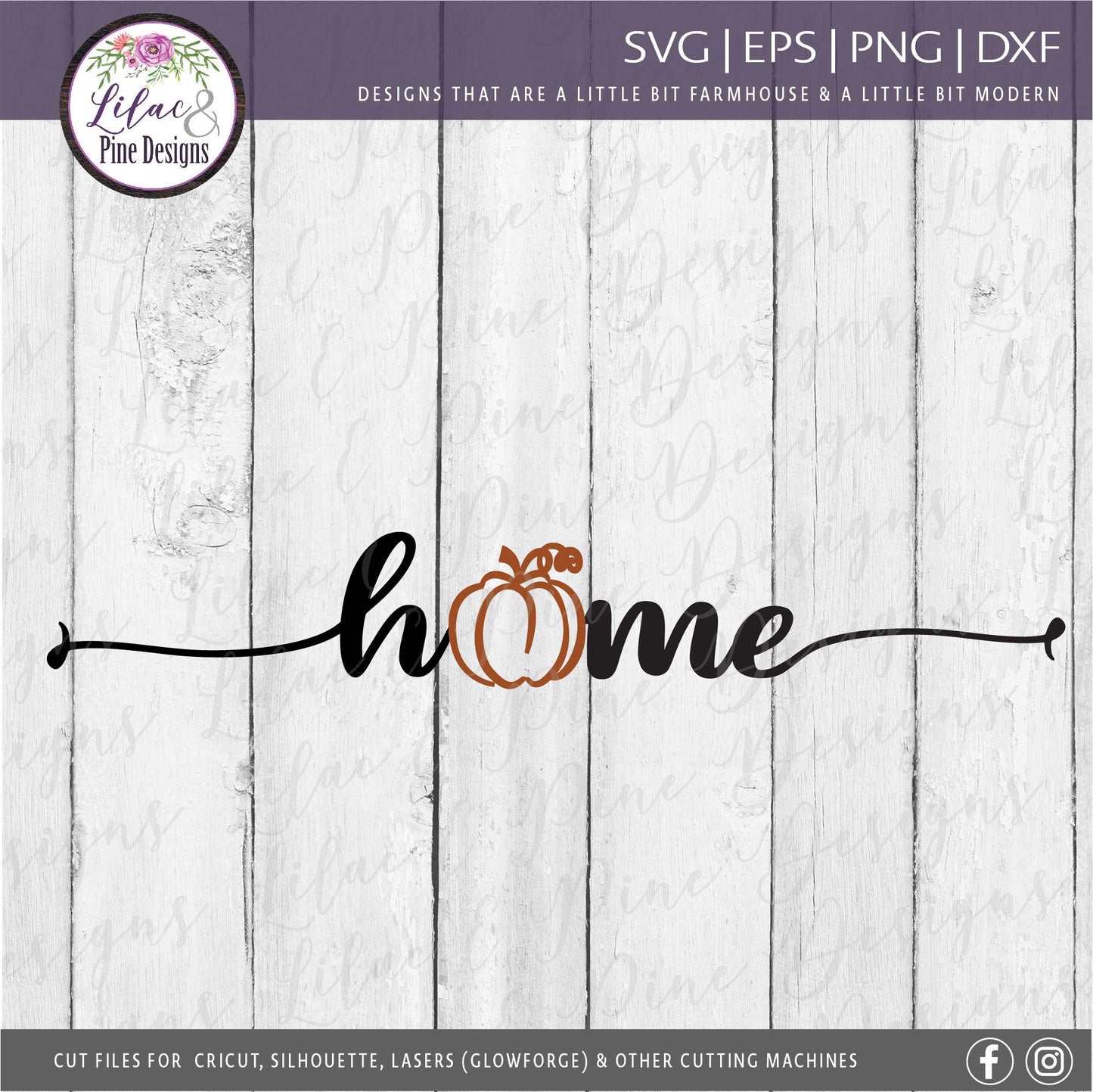 Pumpkin Home SVG, Pumpkin Home sign, hand lettered home SVG, Fall home Decor SVG, Pumpkin Decor Svg, modern farmhouse, Autumn decor