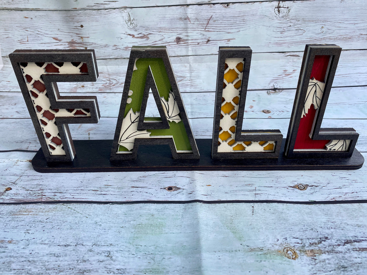 Fall sign SVG, Fall standing sign SVG, 3D Fall sign SVG, Fall home Decor Svg, modern farmhouse Svg, Autumn decor Svg, Glowforge laser file