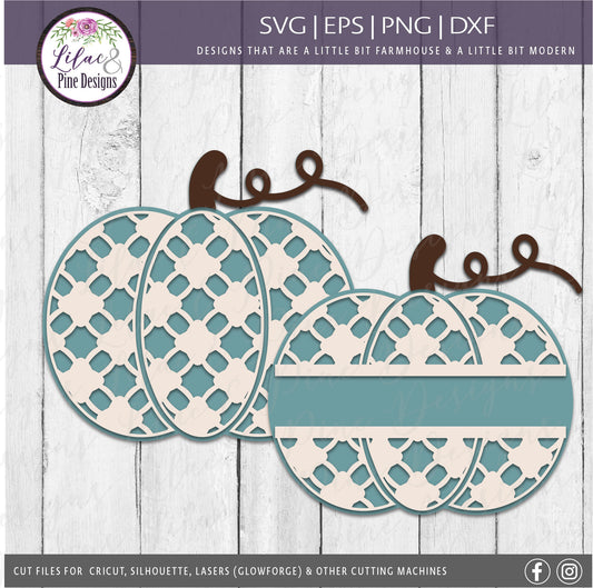 Patterned pumpkin bundle SVG, Fancy pumpkin SVG, Patterned Pumpkin SVG, Patterned Fall Svg, Pumpkin decor Svg, Glowforge laser file