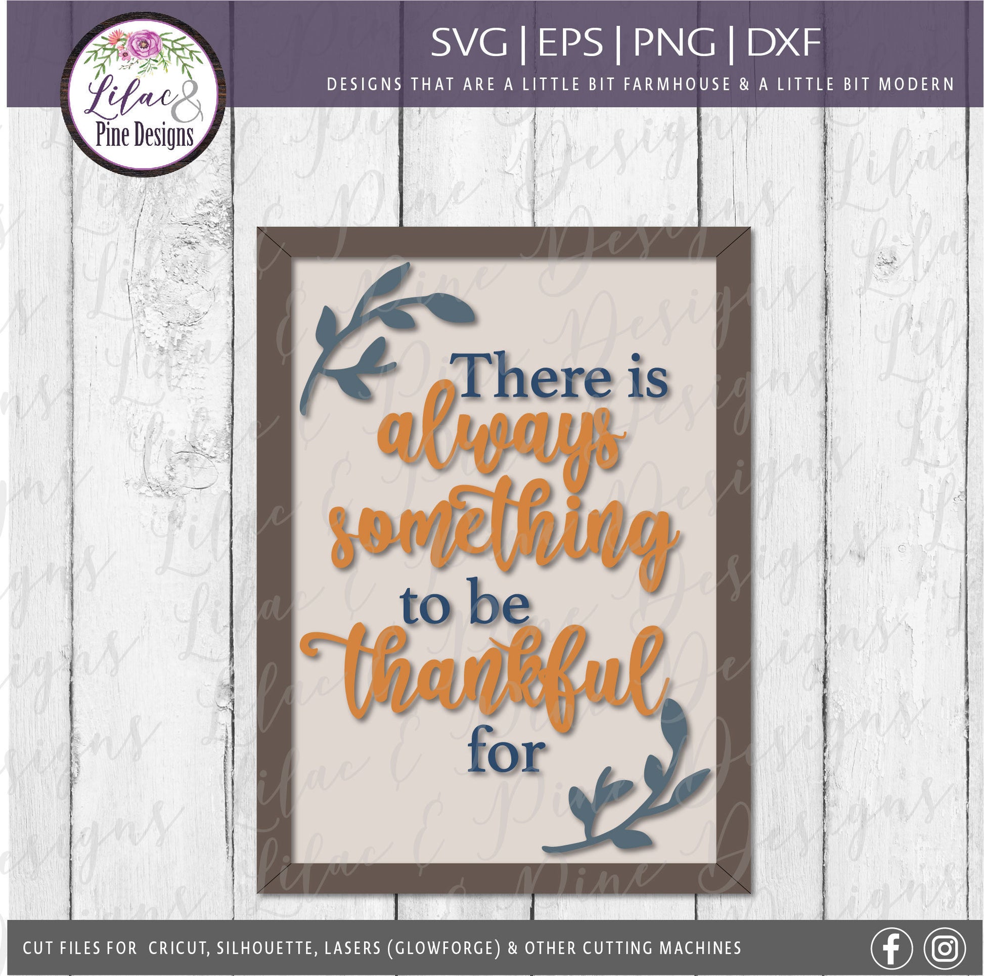 Fall SVG, autumn SVG, Thankful quote, Thanksgiving Svg, Farmhouse Svg, Fall decor, Cricut cut file, Glowforge Svg files, Dxf files for laser