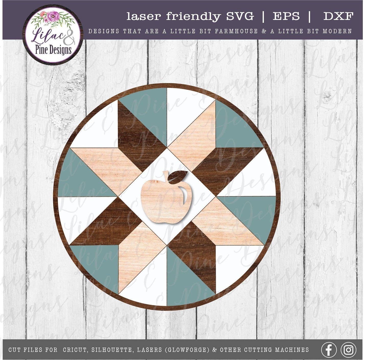 Barn Quilt interchangeable SVG, seasonal quilt sign, SVG, quilt decor SVG, farmhouse decor, mothers day svg, Glowforge Svg, laser cut file