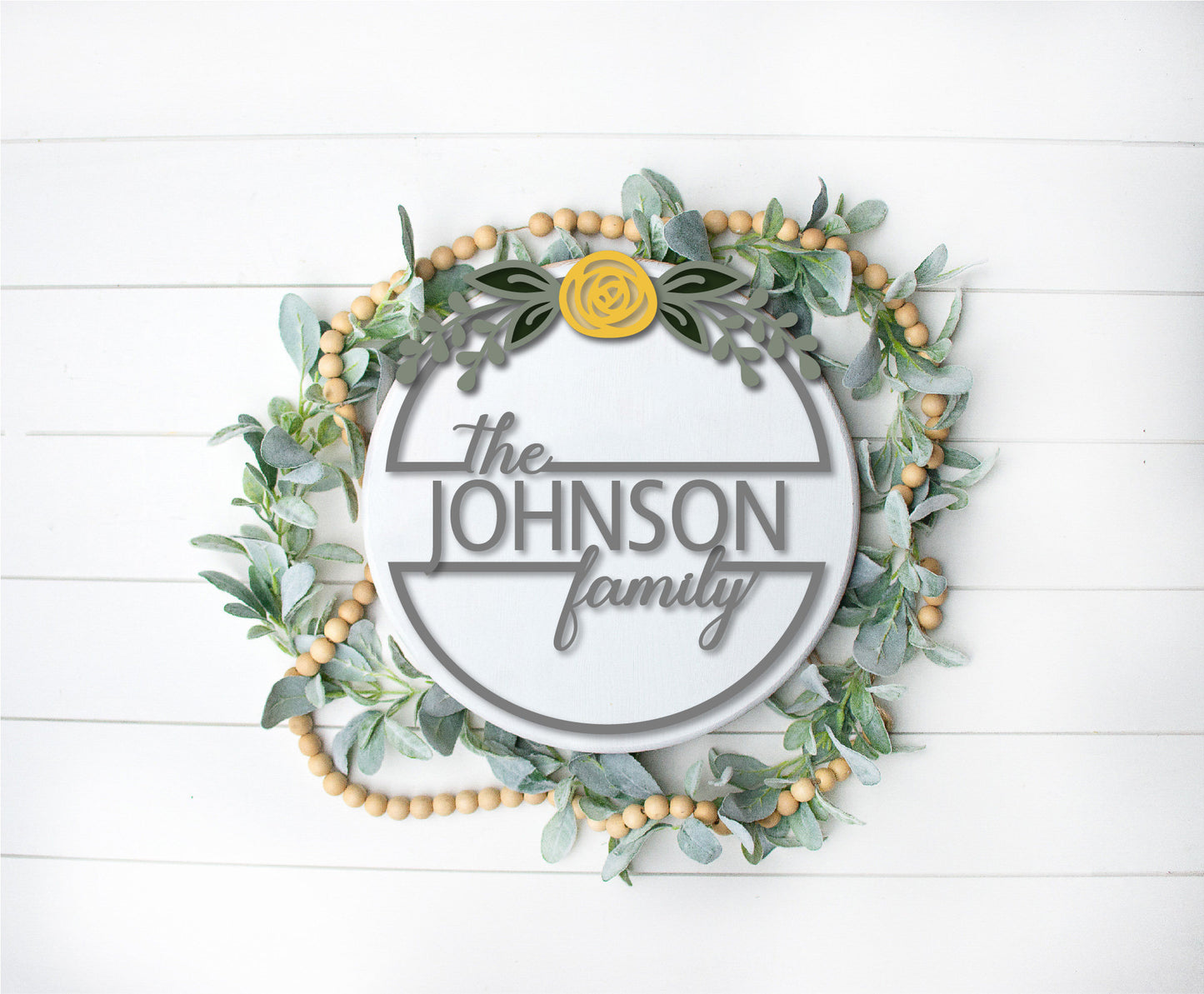 Personalized family sign, Wedding gift SVG, rose SVG, Personalized gift, Mother's Day Gift, home decor, Cricut, laser cut file, Glowforge