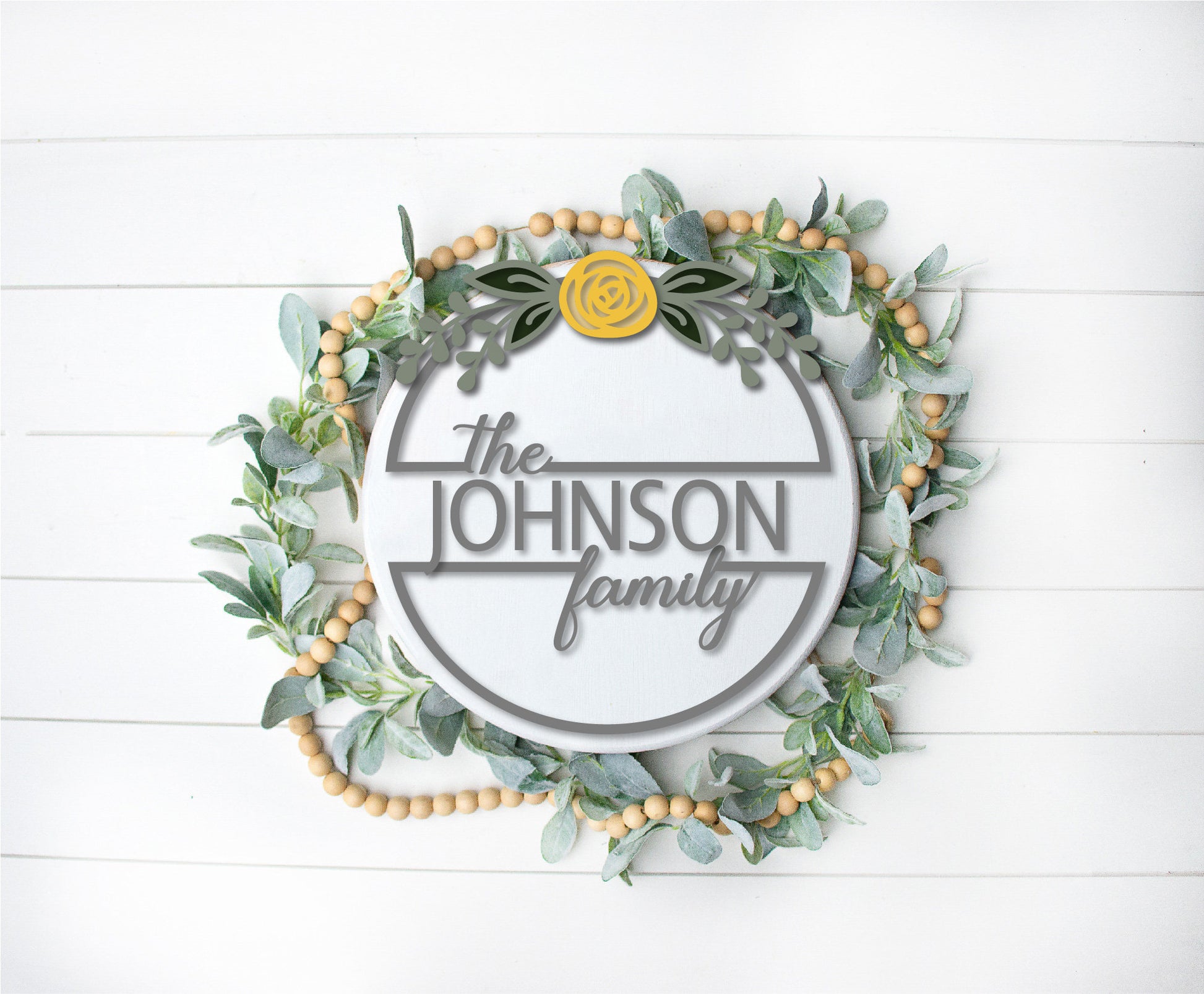 Personalized family sign, Wedding gift SVG, rose SVG, Personalized gift, Mother's Day Gift, home decor, Cricut, laser cut file, Glowforge