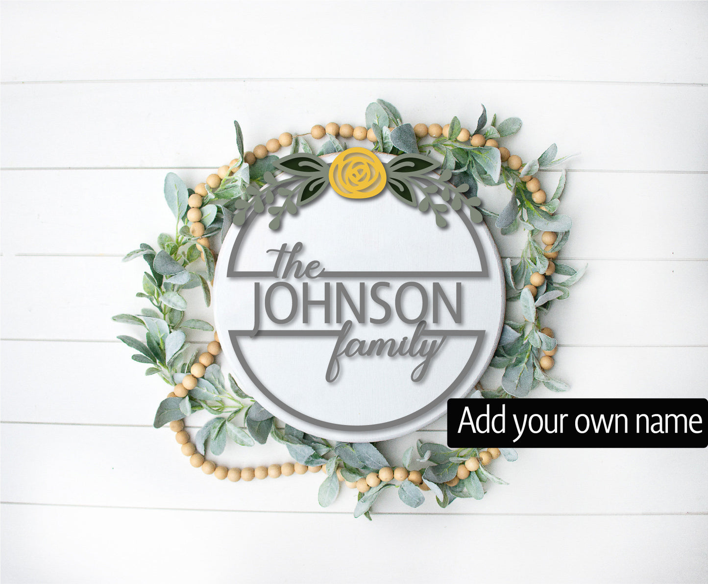 Personalized family sign, Wedding gift SVG, rose SVG, Personalized gift, Mother's Day Gift, home decor, Cricut, laser cut file, Glowforge