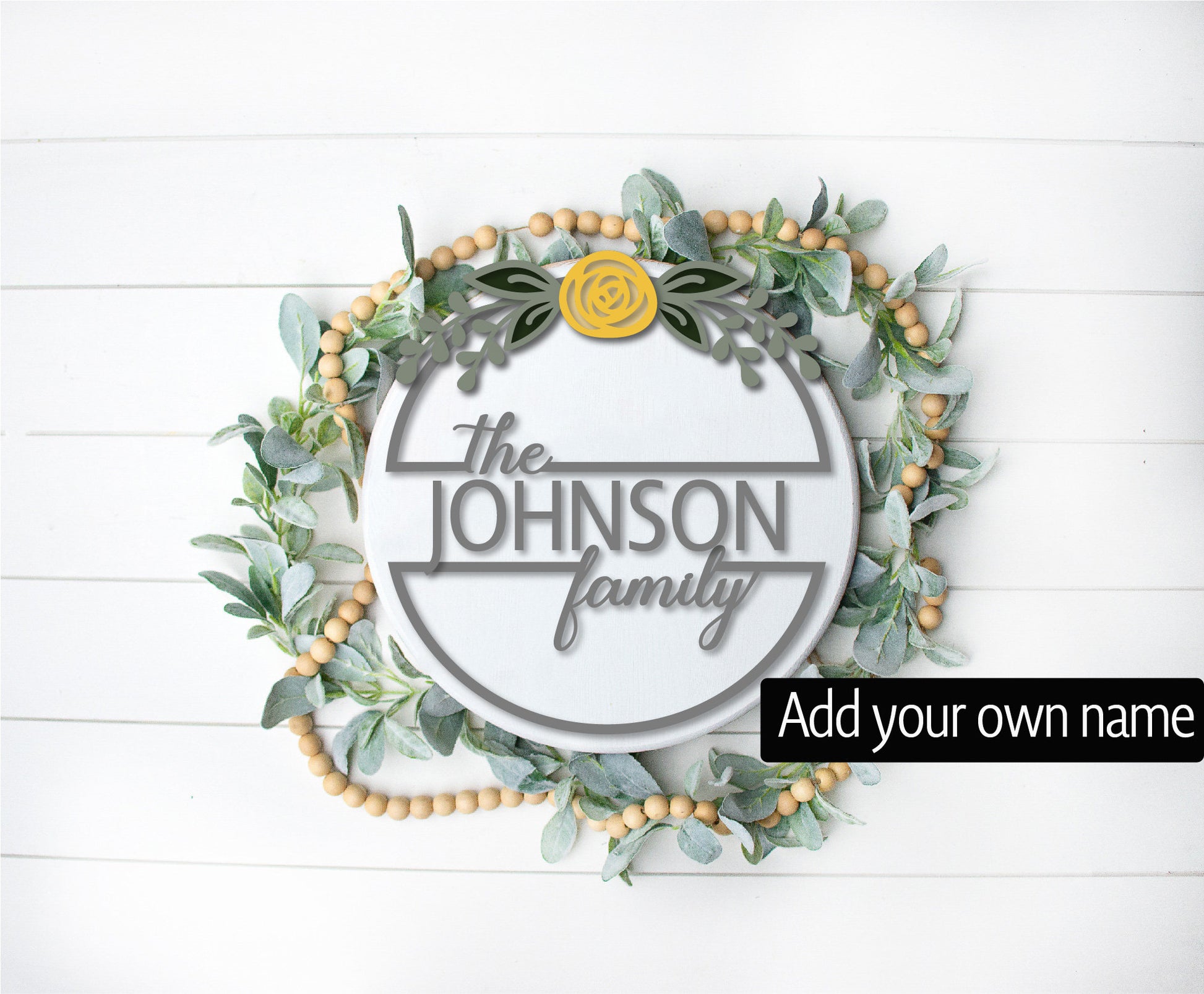 Personalized family sign, Wedding gift SVG, rose SVG, Personalized gift, Mother's Day Gift, home decor, Cricut, laser cut file, Glowforge