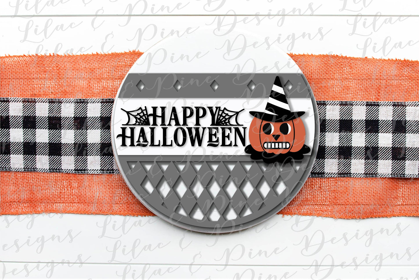 Vintage Halloween door hanger SVG, Vintage Jack o lantern SVG, Happy Halloween svg,  Halloween Welcome sign, laser cut file, Glowforge SVG