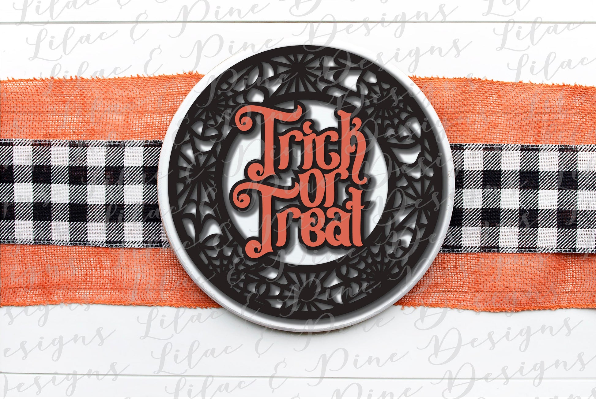 Trick or Treat SVG, Halloween Welcome SVG,  Halloween Greeting,  Halloween decor Svg, Spiderweb greeting Svg,  laser cut file, Glowforge SVG