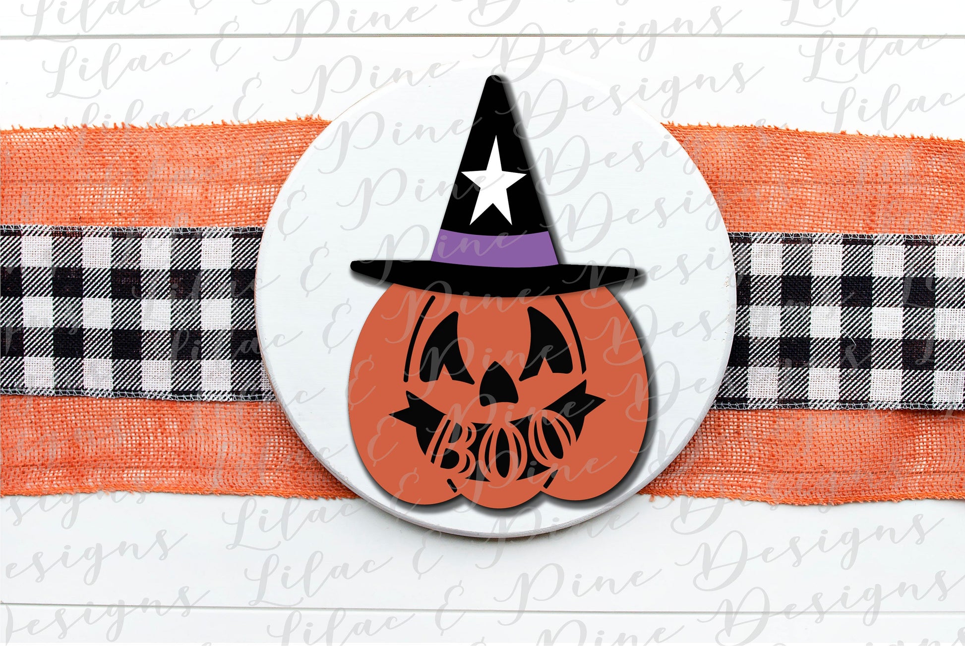 Pumpkin Witch SVG, Pumpkin Halloween sign, Jack o Lantern SVG, Boo Pumpkin sign, Halloween shelf decor, Glowforge laser, laser cut file