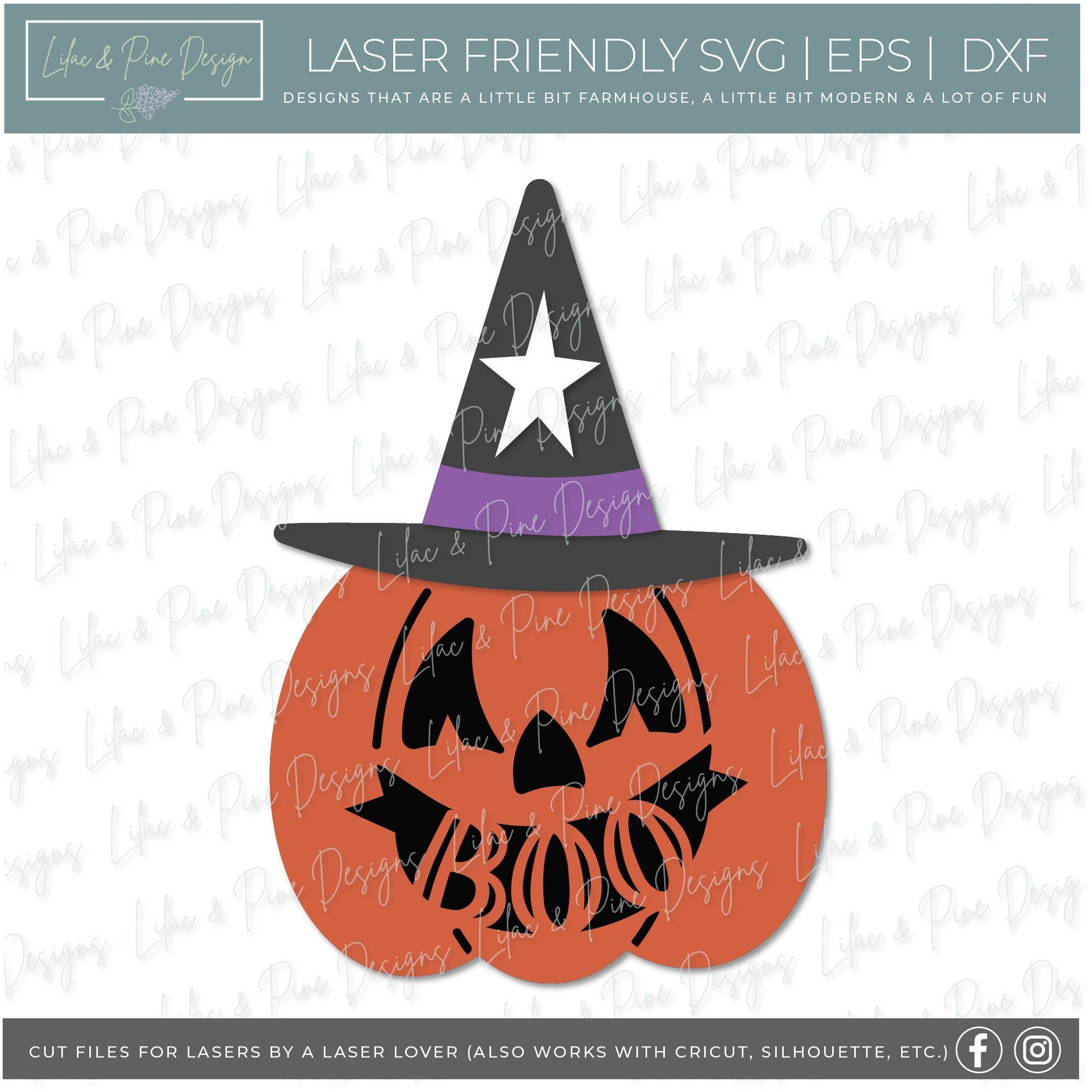 Pumpkin Witch SVG, Pumpkin Halloween sign, Jack o Lantern SVG, Boo Pumpkin sign, Halloween shelf decor, Glowforge laser, laser cut file