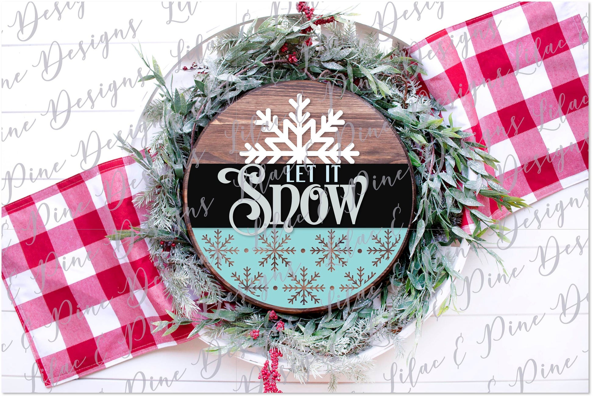 Let it Snow sign, Snowflake SVG, Christmas welcome SVG, Winter welcome sign, Snow svg, winter porch decor, laser cut file, Glowforge SVG