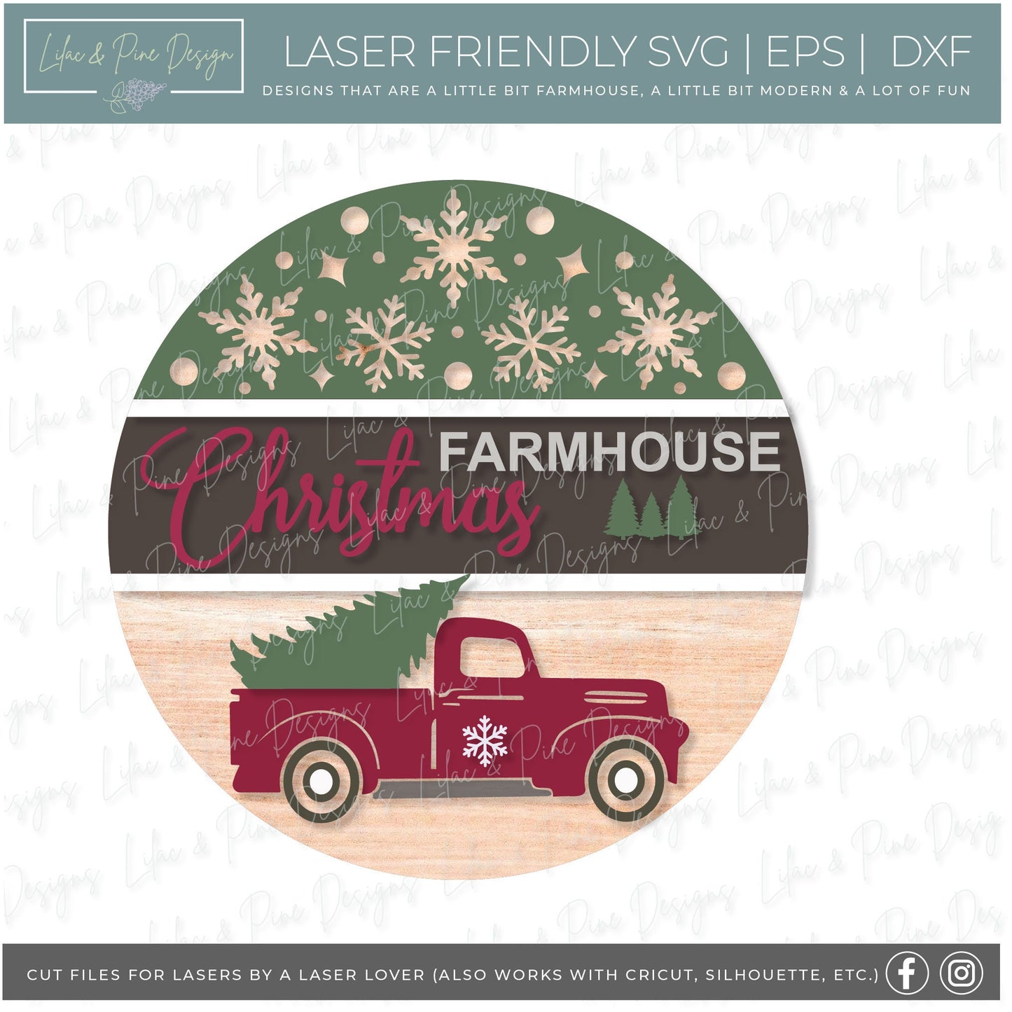 Vintage Truck Merry Christmas sign, Country Christmas SVG, Farmhouse Christmas SVG, Christmas Welcome svg, laser cut file, Glowforge SVG
