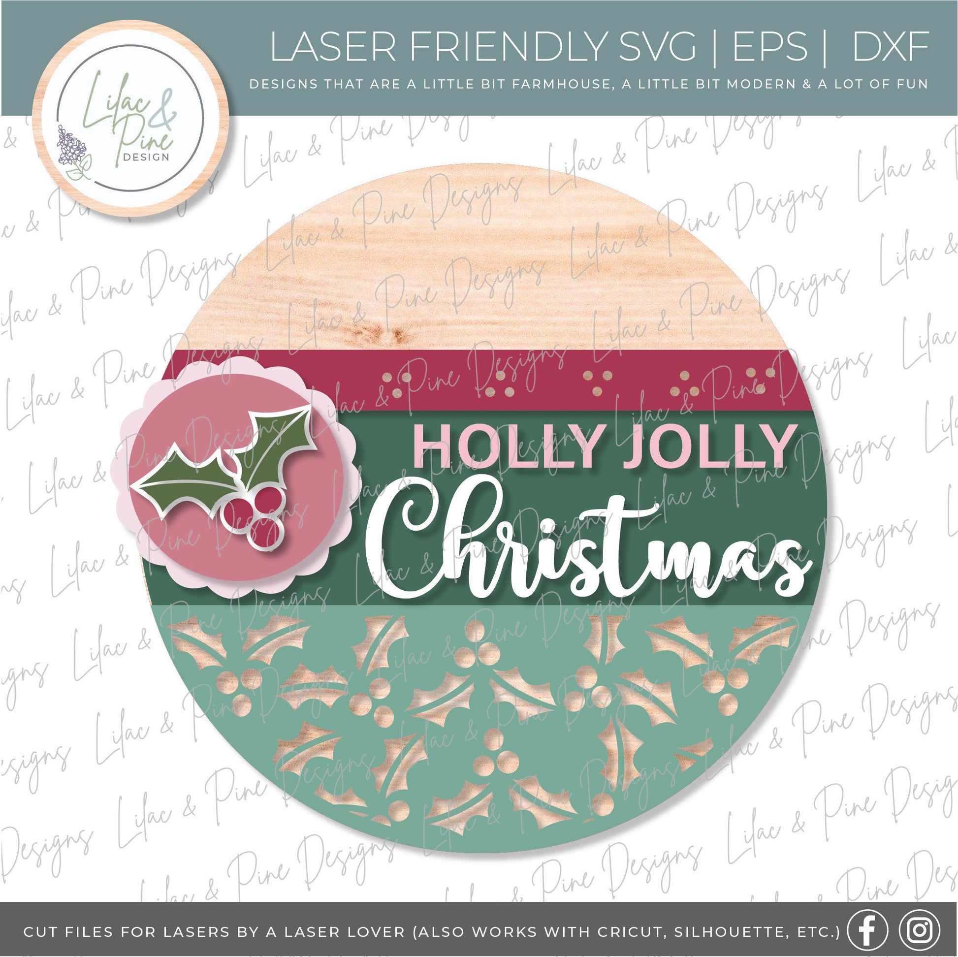 Christmas door hanger bundle, Christmas sign bundle SVG, Christmas laser file, Christmas sign SVG, snow SVG, Glowforge files, laser cut file