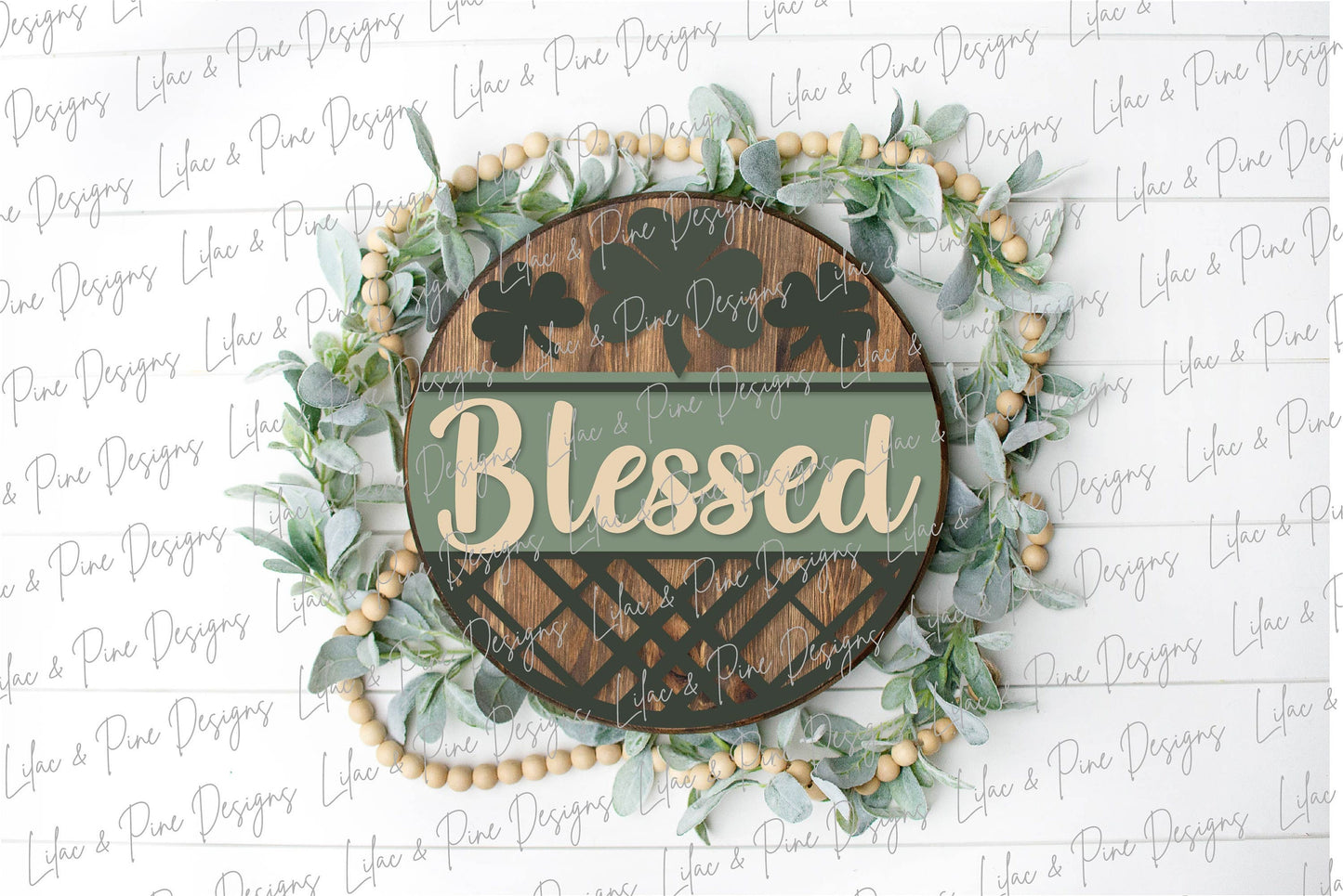 St Patricks Day door hanger bundle, St Pattys sign SVG, Shamrock svg, Leprechaun gnome SVG, plaid sign, Glowforge files, laser cut file