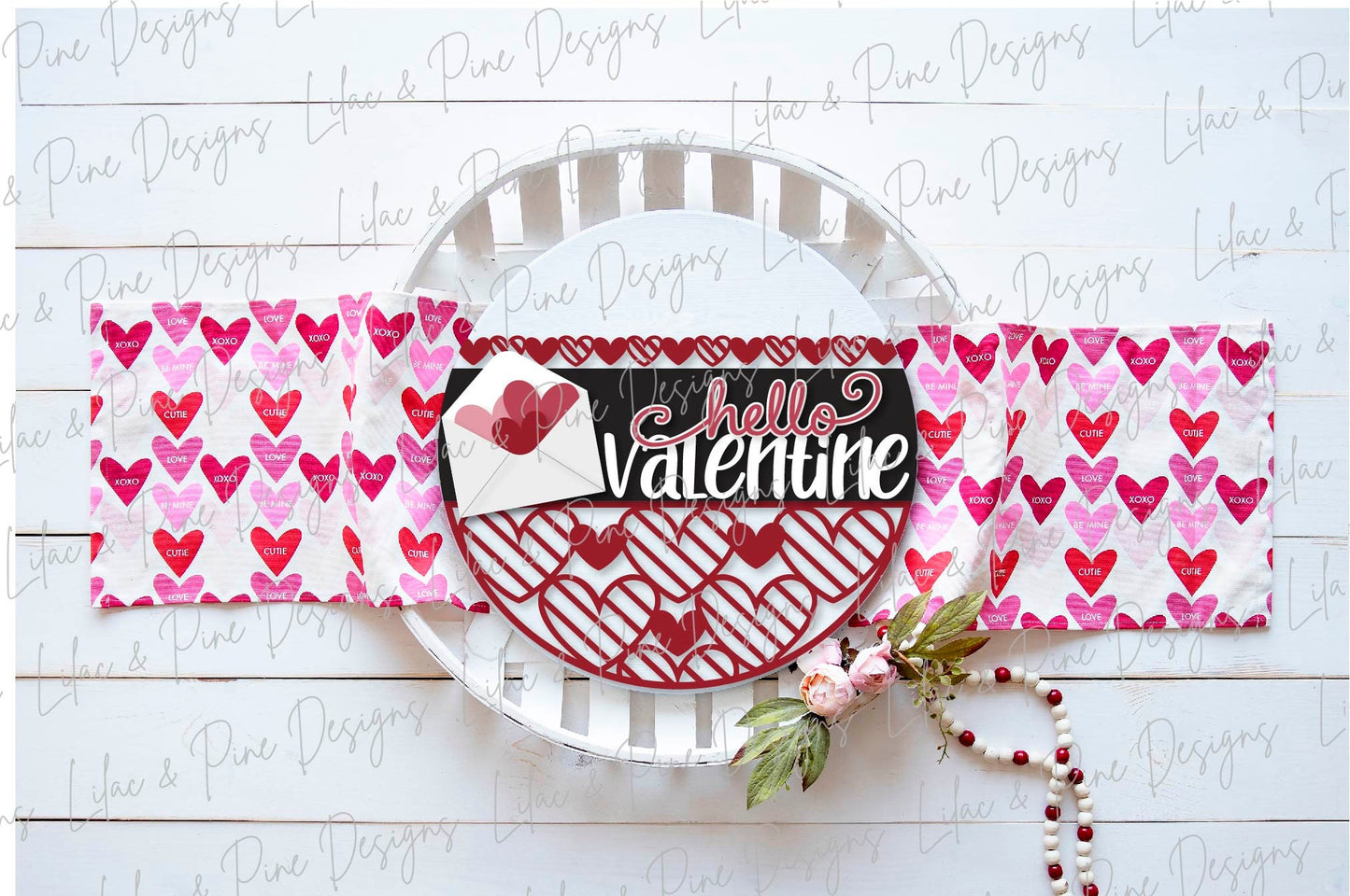 hello Valentine sign SVG, Valentine door hanger, Valentine envelope svg, heart SVG, Valentine door decor, Glowforge file, laser svg