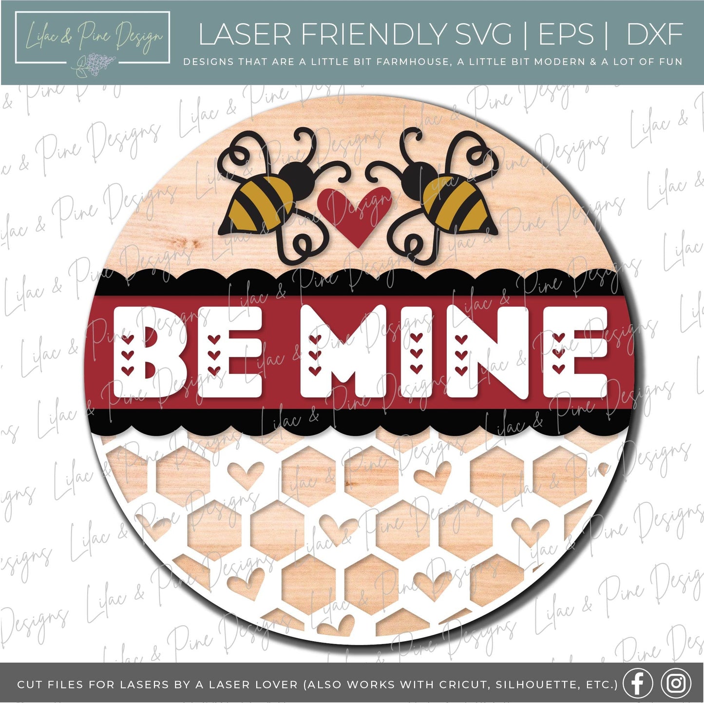 Valentines door hanger bundle, Valentines Day sign bundle SVG, Valentines laser file, hearts SVG, Glowforge files, laser cut file