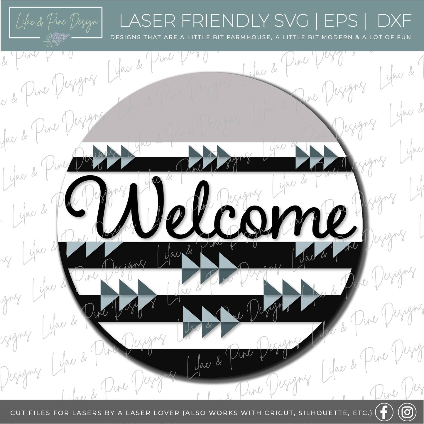 Welcome boho quilt door hanger, Welcome SVG, Boho wall decor, barn quilt sign, boho SVG, farmhouse svg, Glowforge file, laser svg