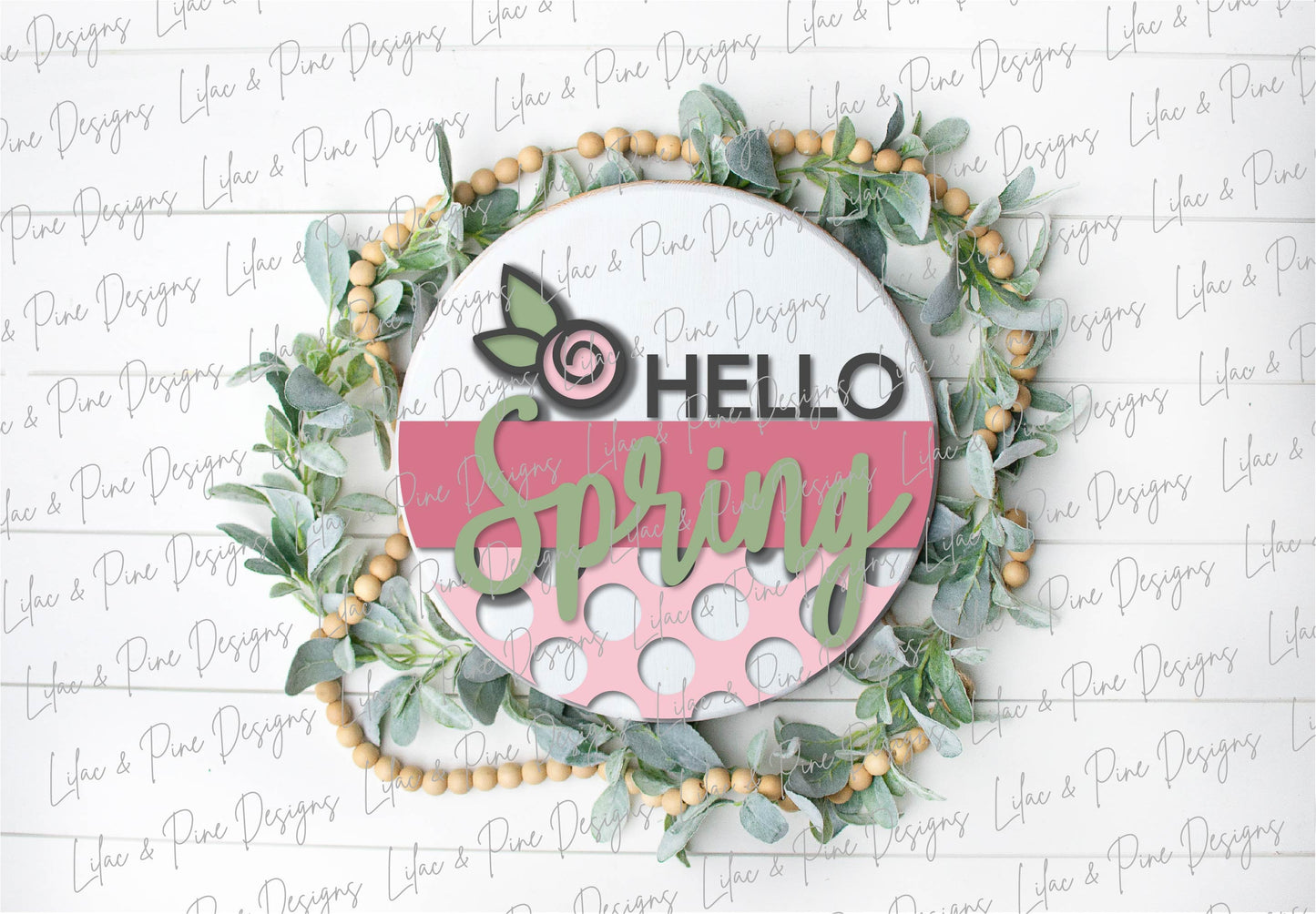 Spring welcome door hanger bundle, spring floral sign SVG, tulip svg, hello spring svg, daffodil laser file, Glowforge files, laser cut file