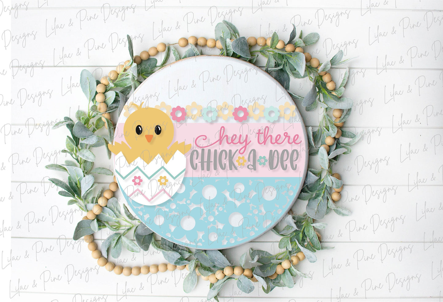 Baby chick Easter door hanger SVG, Spring Welcome sign, Easter egg svg, flower svg, Spring decor, Glowforge Svg, laser cut file