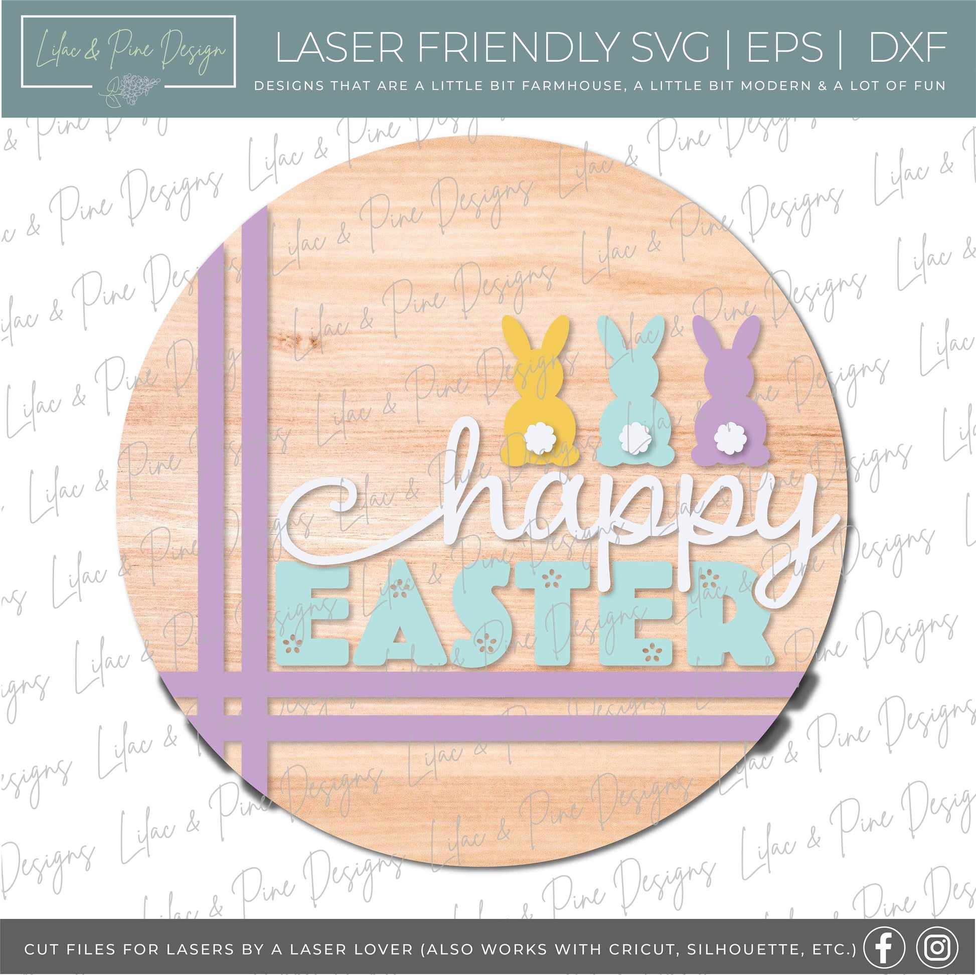 Spring welcome sign bundle, Easter door hanger SVG bundle, tulip SVG, lily svg, bunny svg, cross SVG, Glowforge files, laser cut file