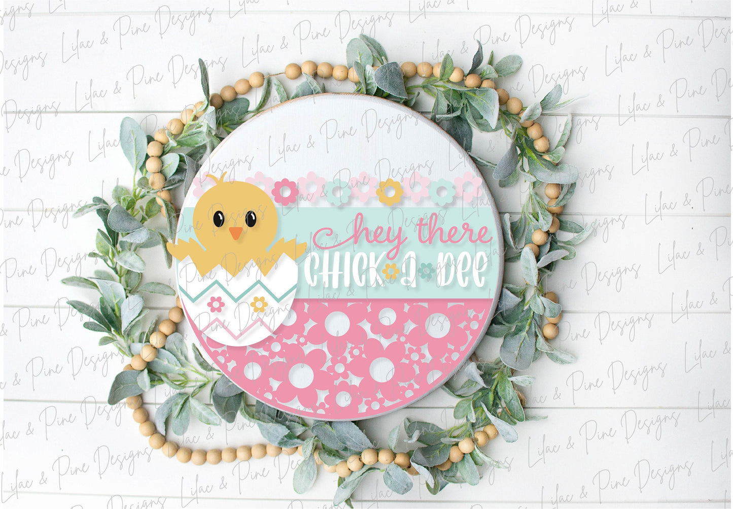 Baby chick Easter door hanger SVG, Spring Welcome sign, Easter egg svg, flower svg, Spring decor, Glowforge Svg, laser cut file