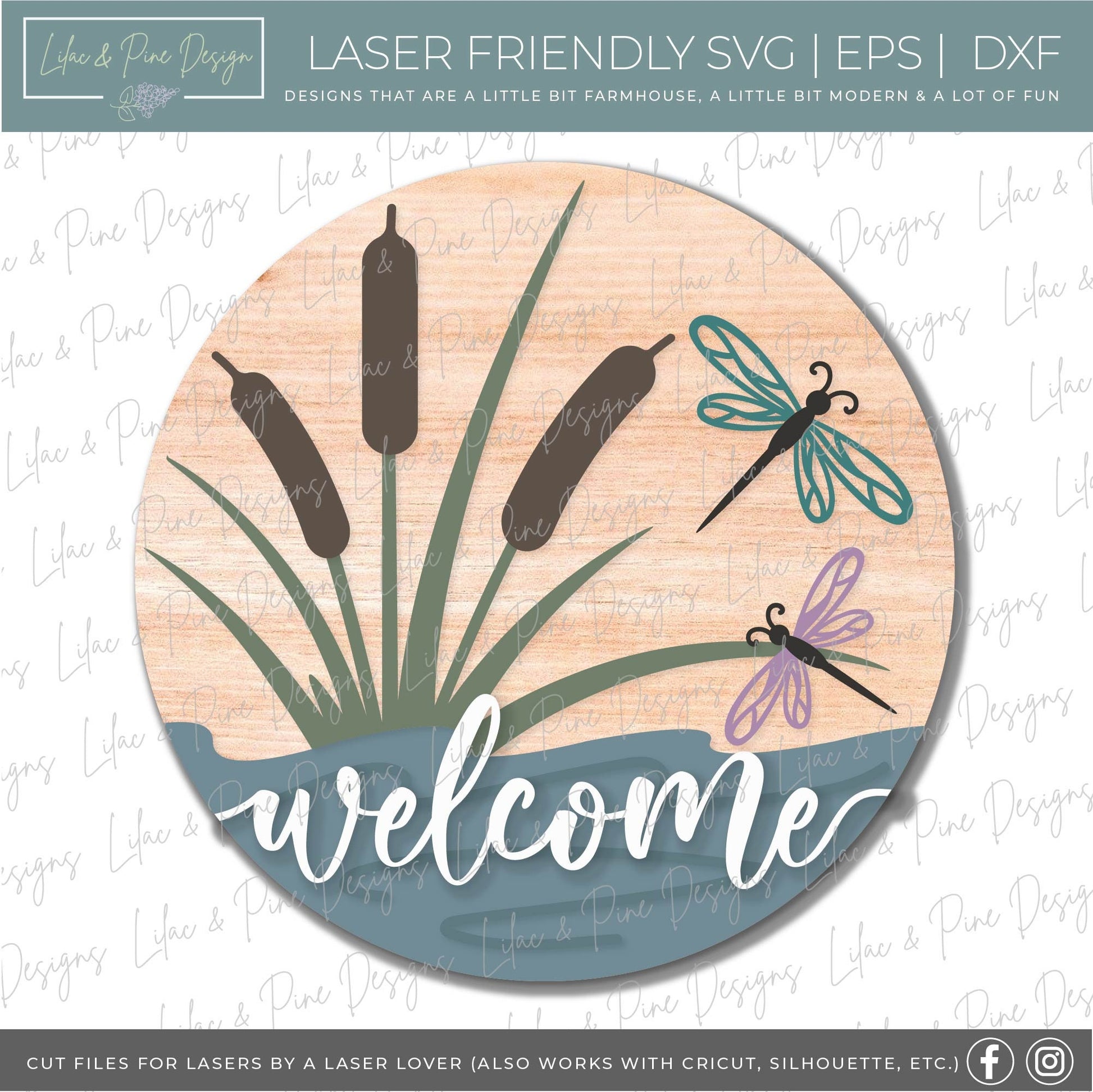 Summer welcome sign bundle, door hanger SVG bundle, hello SVG, ladybug svg, bear svg, crab svg, cabin svg, Glowforge files, laser cut file