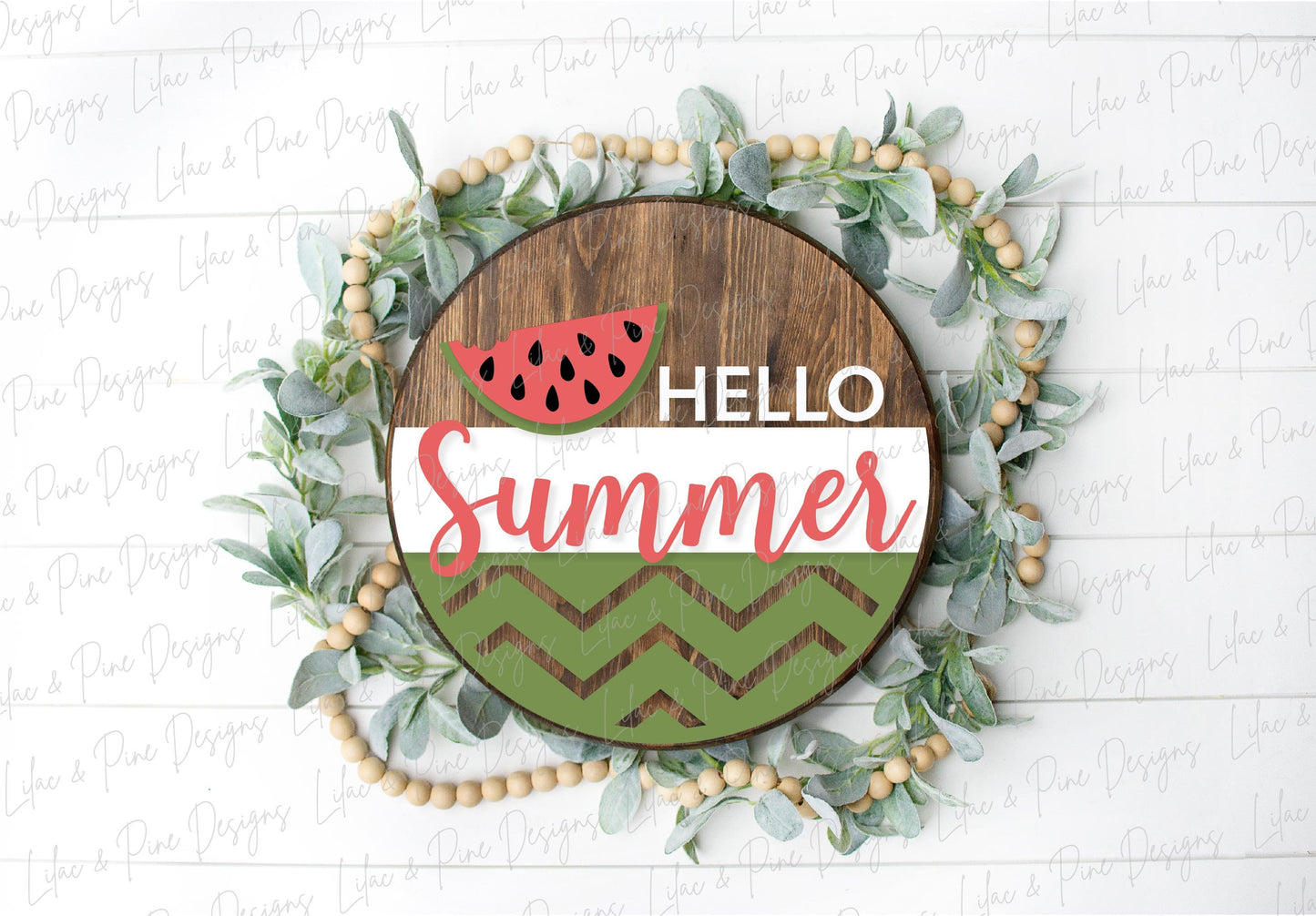 Hello Summer Watermelon sign, summer door decor SVG, watermelon SVG, summer porch sign svg, Cricut SVG, Glowforge Svg, laser cut file