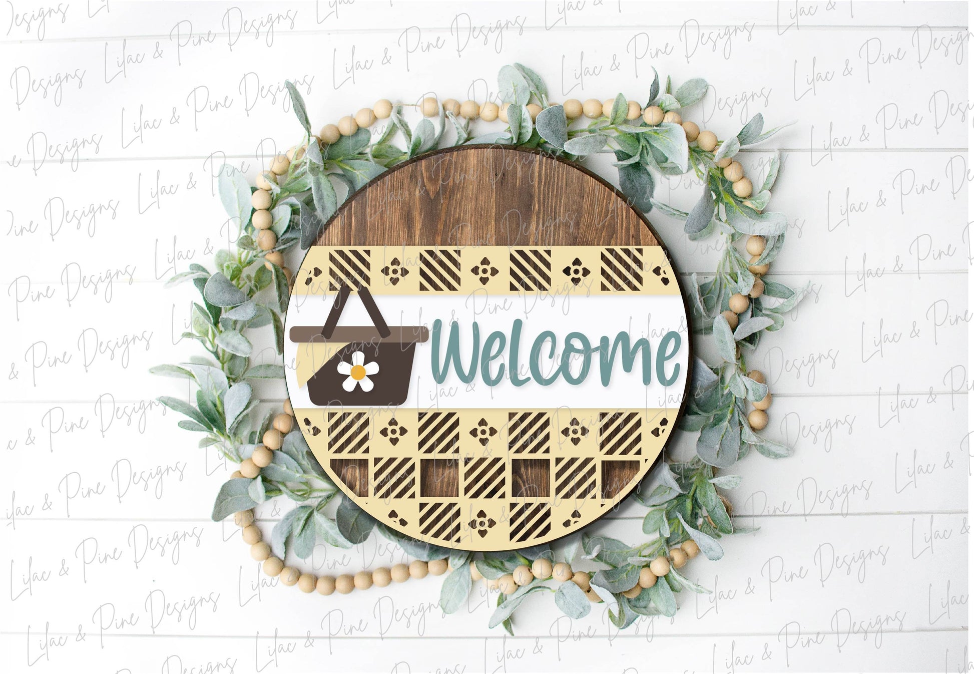 Picnic door hanger SVG, welcome sign SVG, Summer welcome svg, Summer porch sign svg, family reunion svg, Glowforge SVG, laser cut file