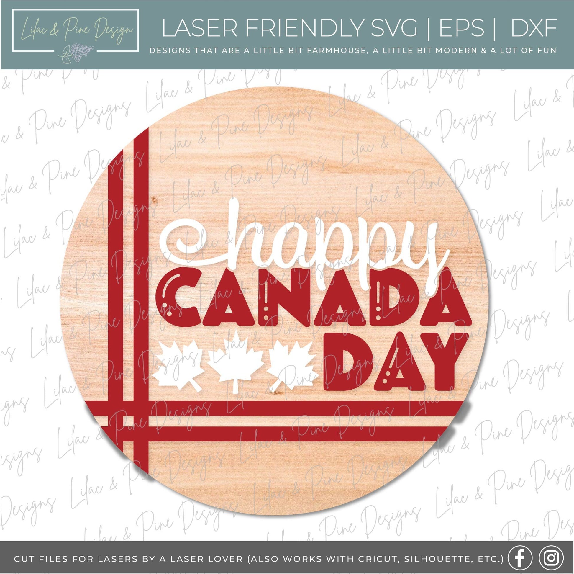 Canadian door hanger SVG, Canada welcome sign svg, Canada decor, maple leaf SVG, Canada day sign svg, Glowforge Svg file, laser cut file