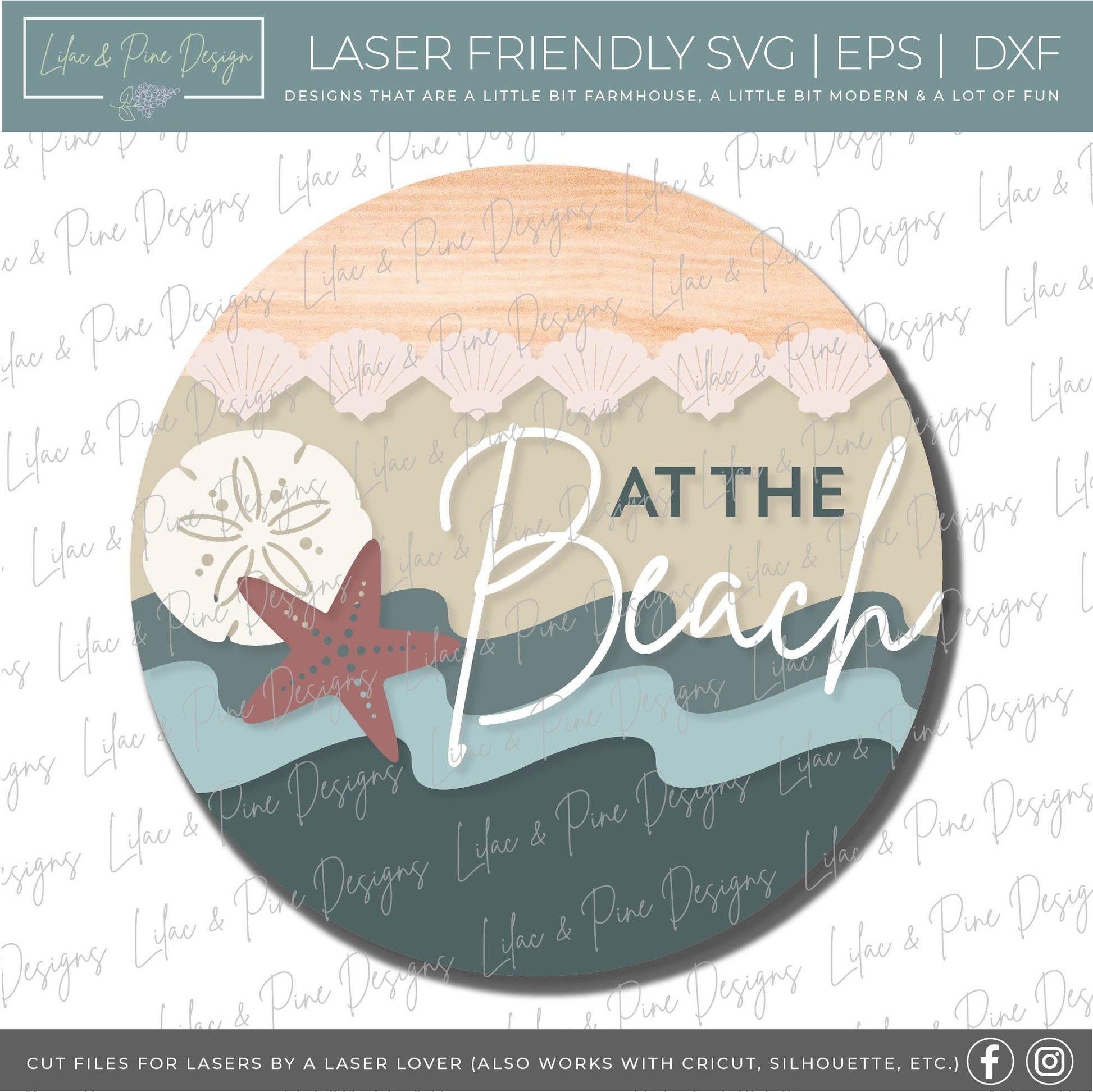 Summer welcome sign SVG bundle, coastal door hanger SVG, nautical SVG, ocean svg, beach svg, seashell svg, Glowforge files, laser cut file