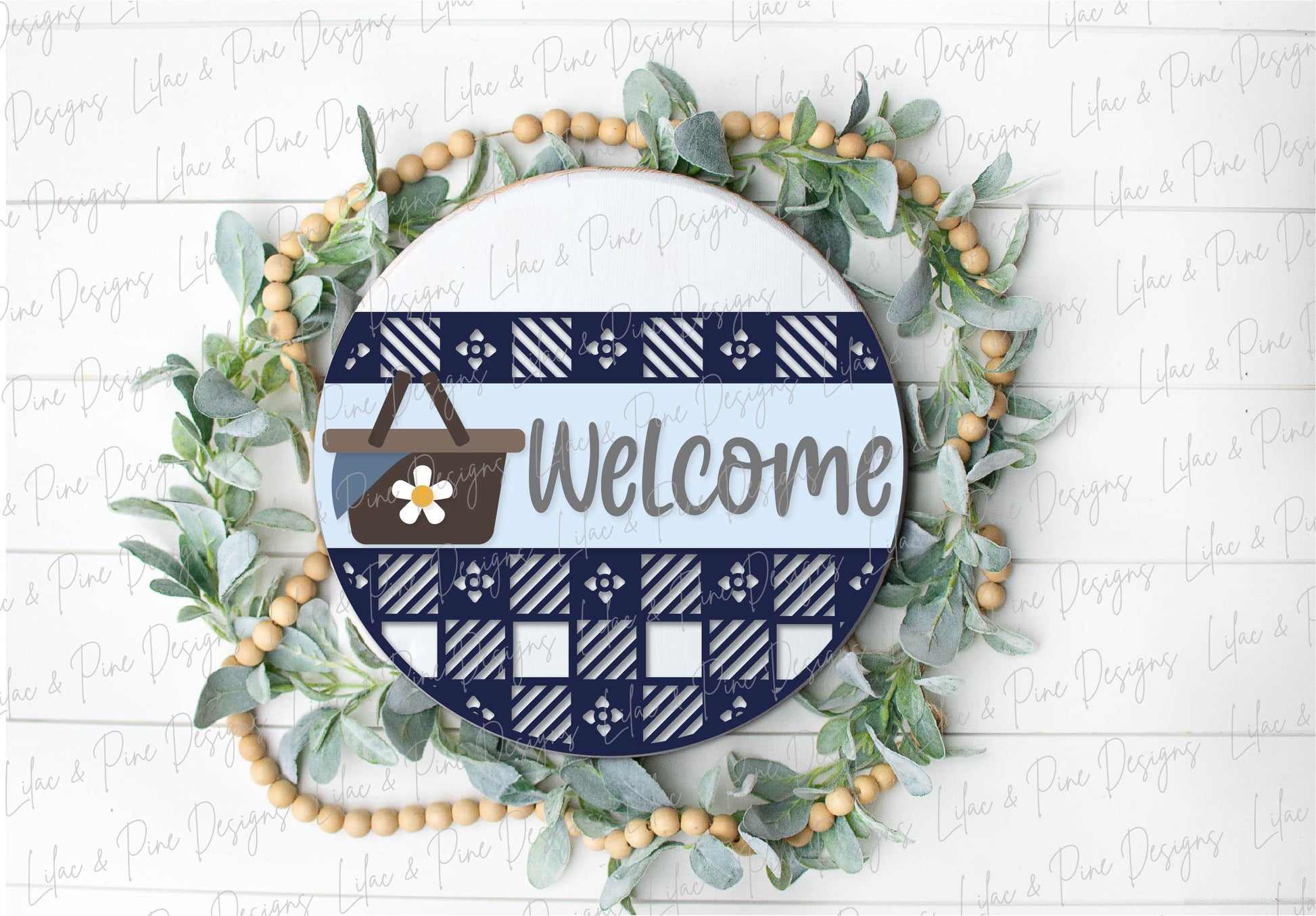 Picnic door hanger SVG, welcome sign SVG, Summer welcome svg, Summer porch sign svg, family reunion svg, Glowforge SVG, laser cut file