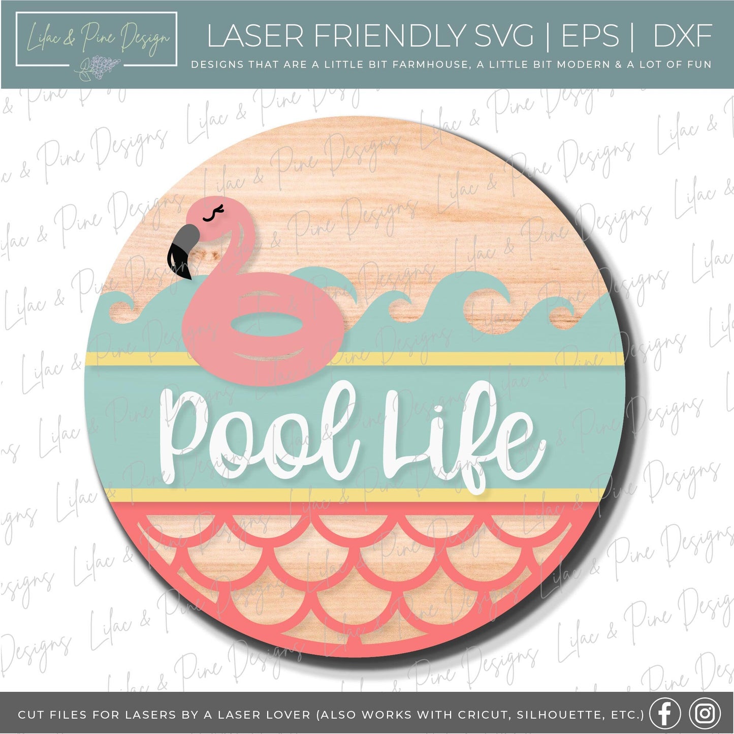 Summer Welcome door hanger bundle, Summer sign bundle, watermelon svg, bee svg, strawberry svg, flamingo svg, Glowforge SVG, laser cut file