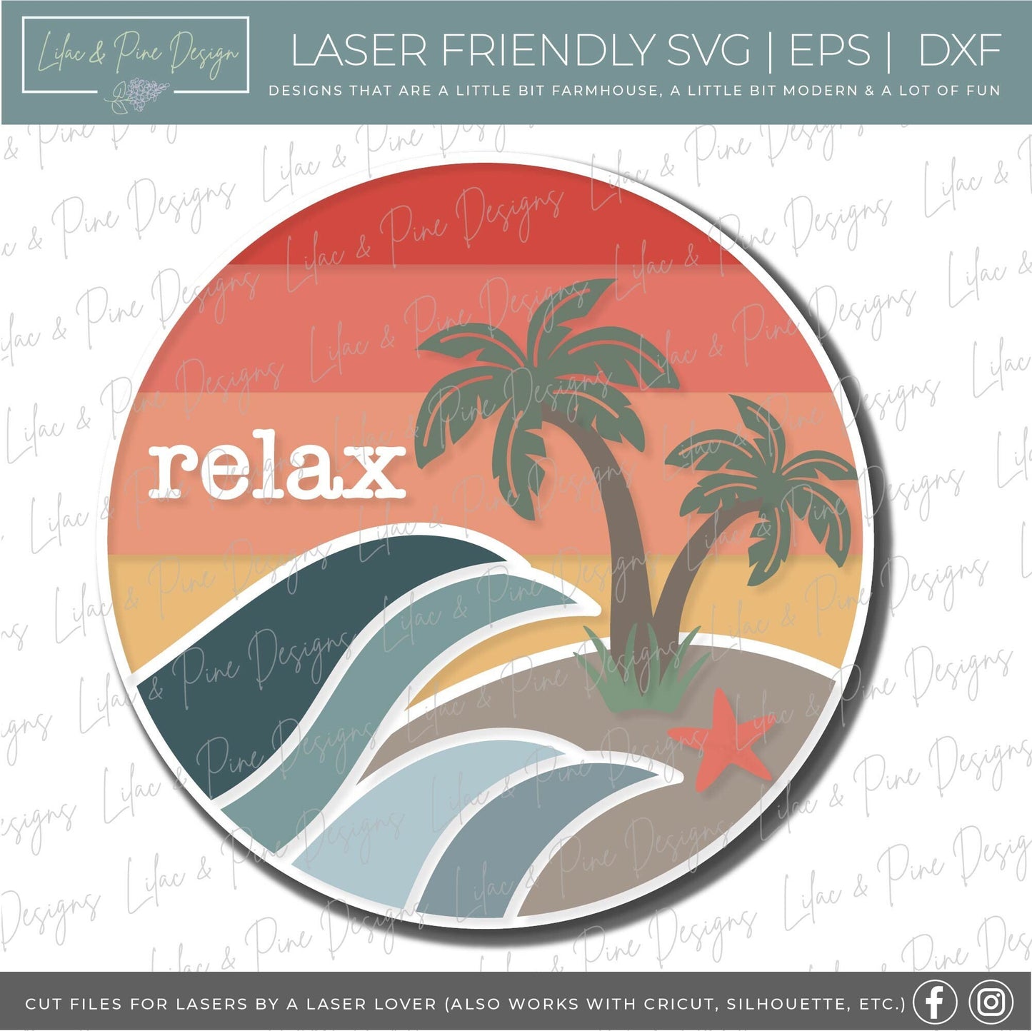 Beach House door hanger SVG, Summer welcome sign SVG, tropical svg, beach decor, Summer decor, palm tree svg, Glowforge Svg, laser cut file