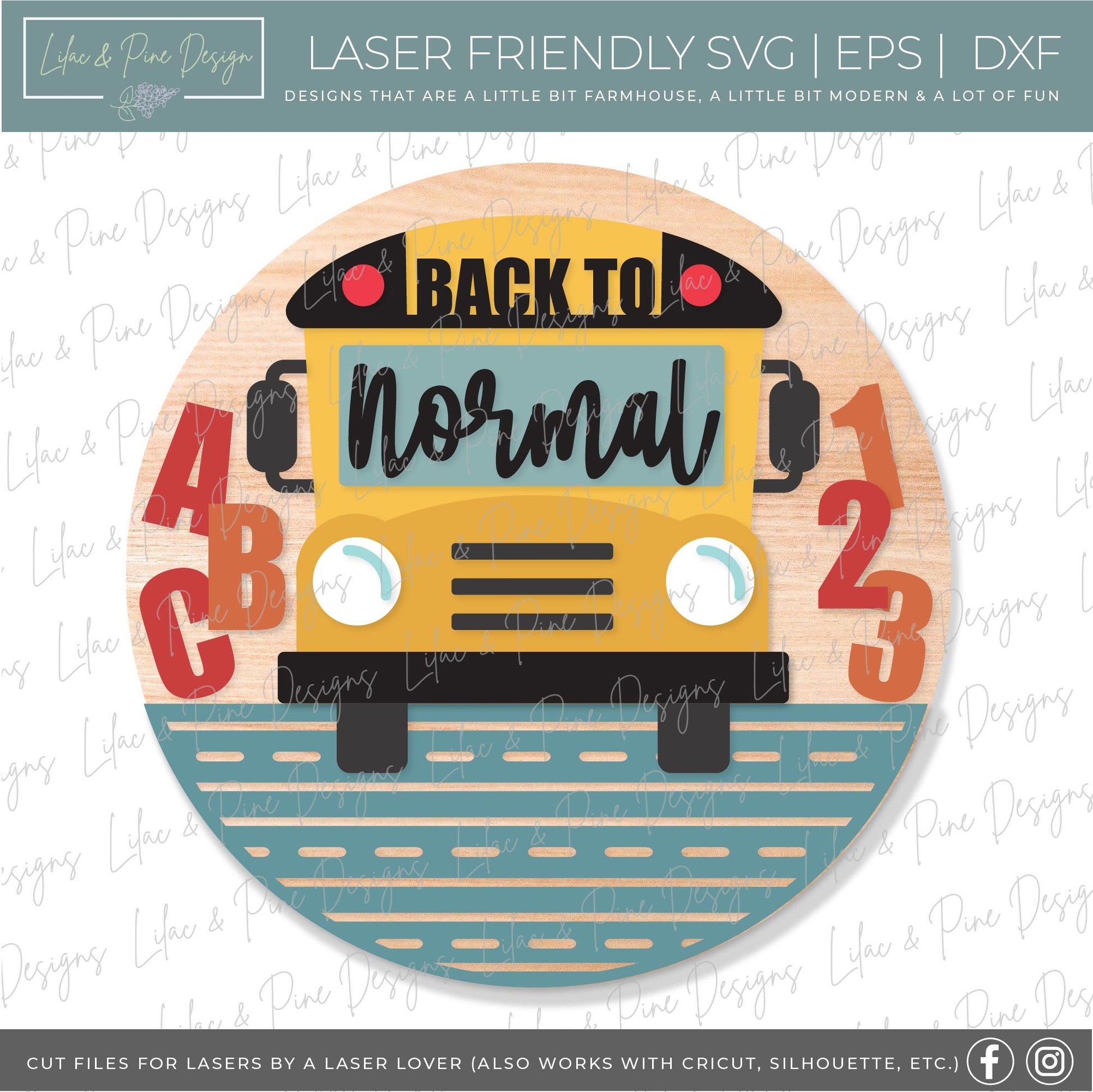 Back to School door hanger SVG, School welcome sign SVG, School Bus door hanger, classroom decor, school sign, Glowforge Svg, laser cut file