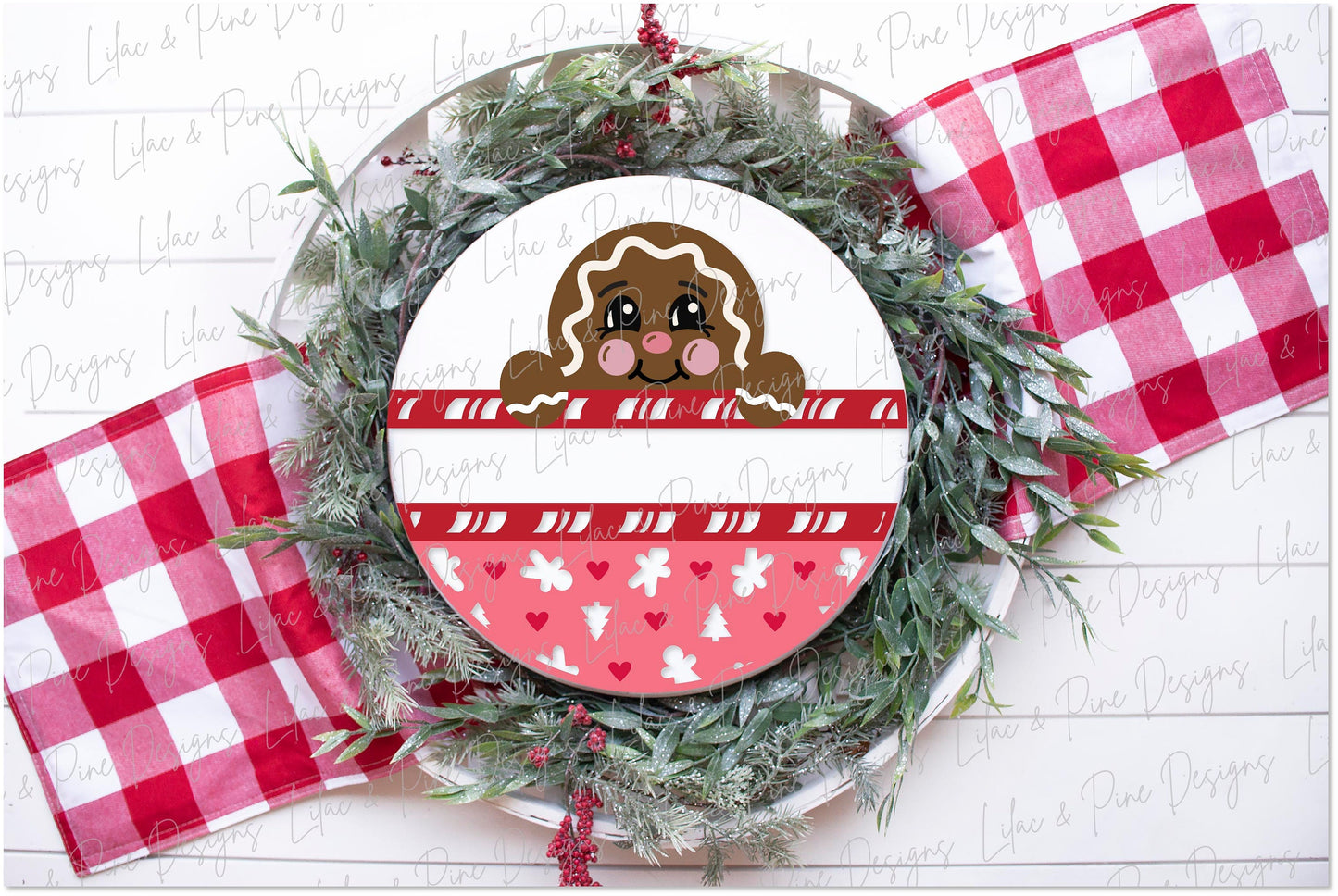 Gingerbread welcome sign SVG, Christmas door hanger SVG, Holiday welcome sign svg, Christmas sign svg, Glowforge SVG, laser cut file